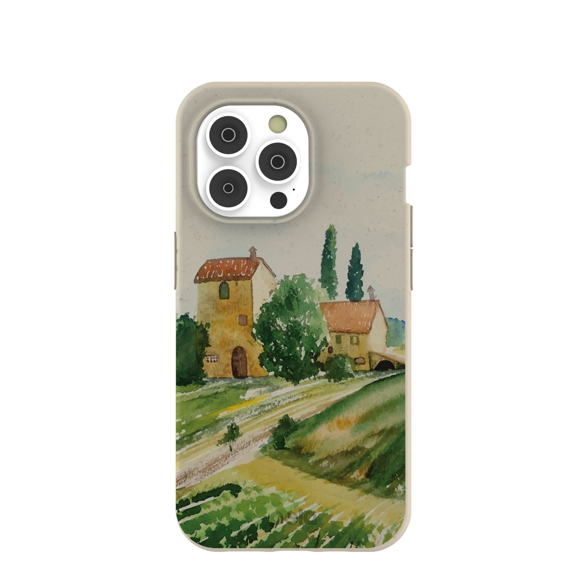 London Fog Grape Views iPhone 14 Pro Case Refurbished - Pela Case refurbished available on Cerqular