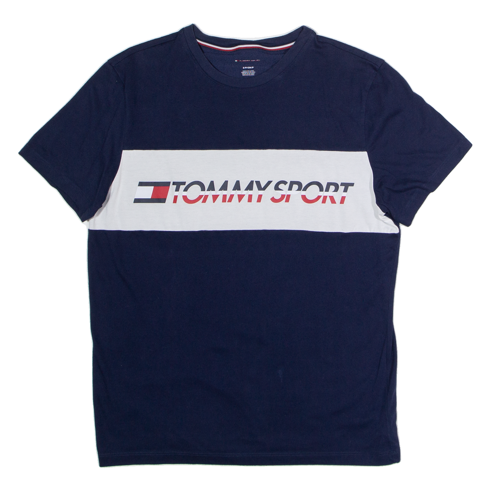 TOMMY SPORT Mens T-Shirt Blue Crew Neck S Refurbished - N/A refurbished available on Cerqular