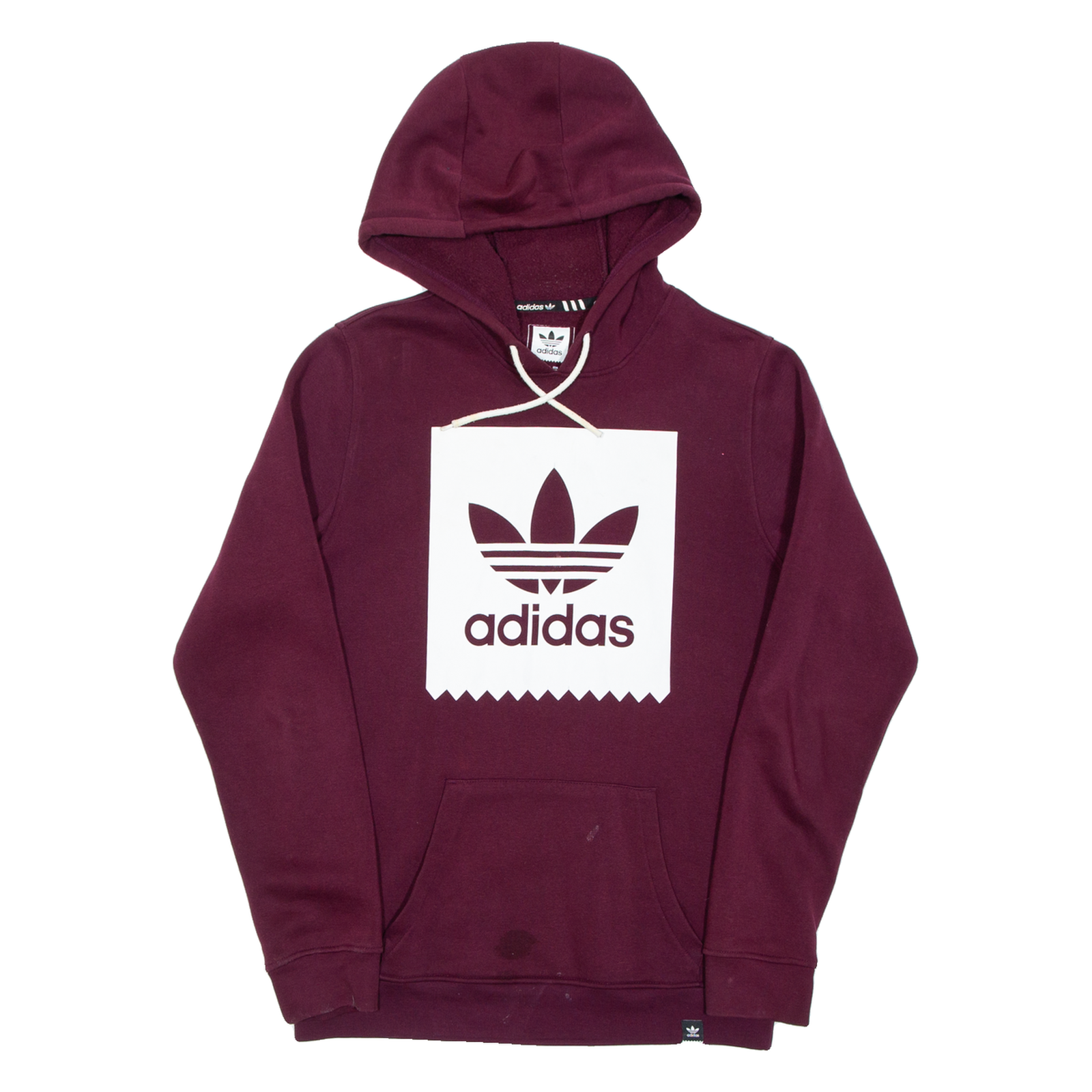 ADIDAS Mens Maroon Hoodie S Refurbished - N/A refurbished available on Cerqular
