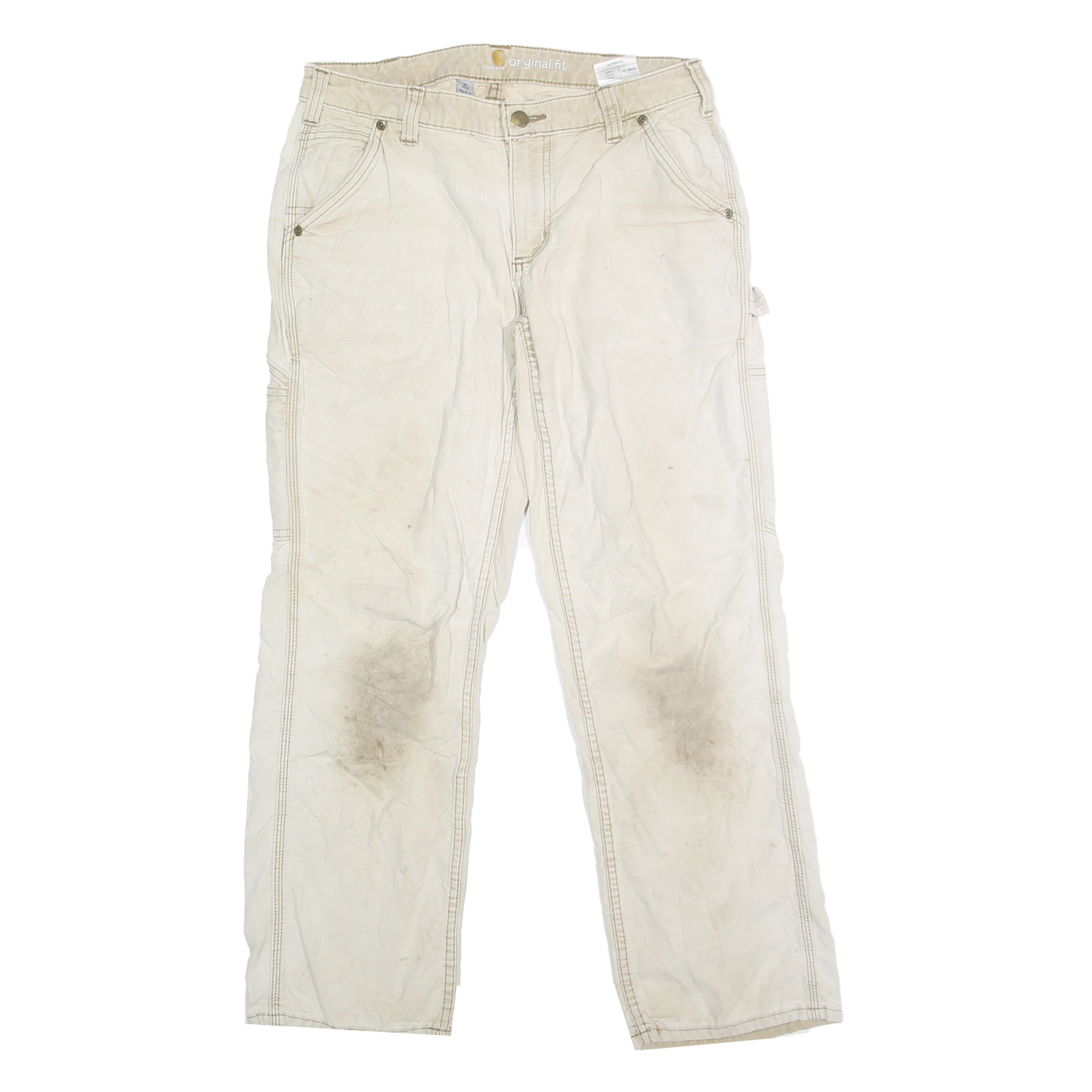 Buy CARHARTT Womens Cotton Blend Beige Regular Fit Straight Trousers W30 L28 Refurbished - $44.19 CARHARTT Womens Cotton Blend Beige Regular Fit Straight Trousers W30 L28 Refurbished - N/A refurbished available on Cerqular