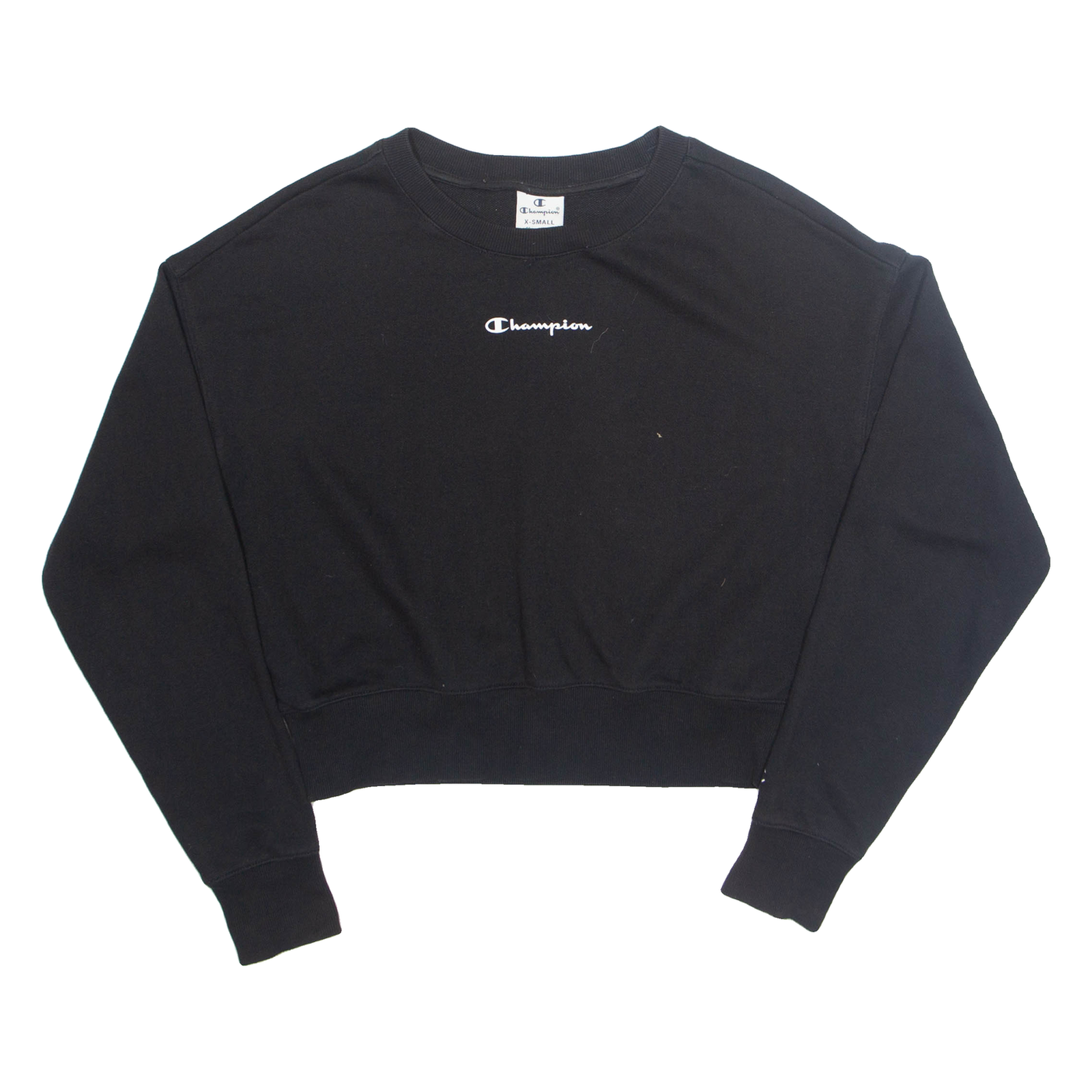 CHAMPION Cropped Womens Sweatshirt Brown XS Refurbished - N/A refurbished available on Cerqular