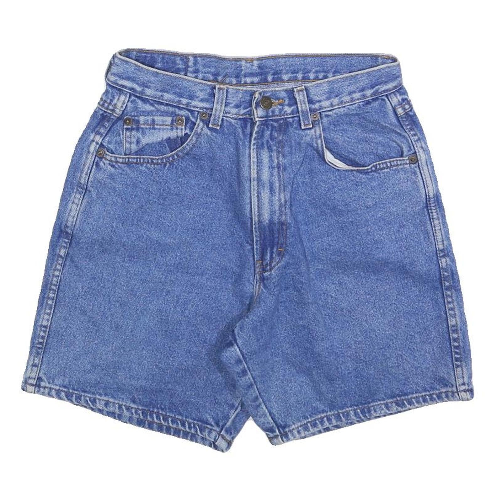 JORDACHE Womens Denim Blue Casual Shorts S W28 Classic Fit Cotton Blend Refurbished - N/A refurbished available on Cerqular