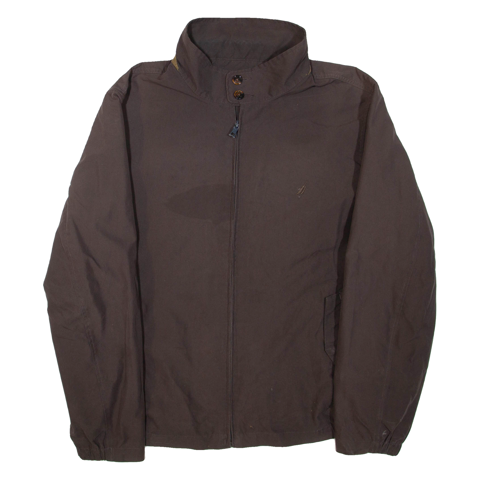 NAUTICA Mens Track Jacket Brown L Refurbished - N/A refurbished available on Cerqular