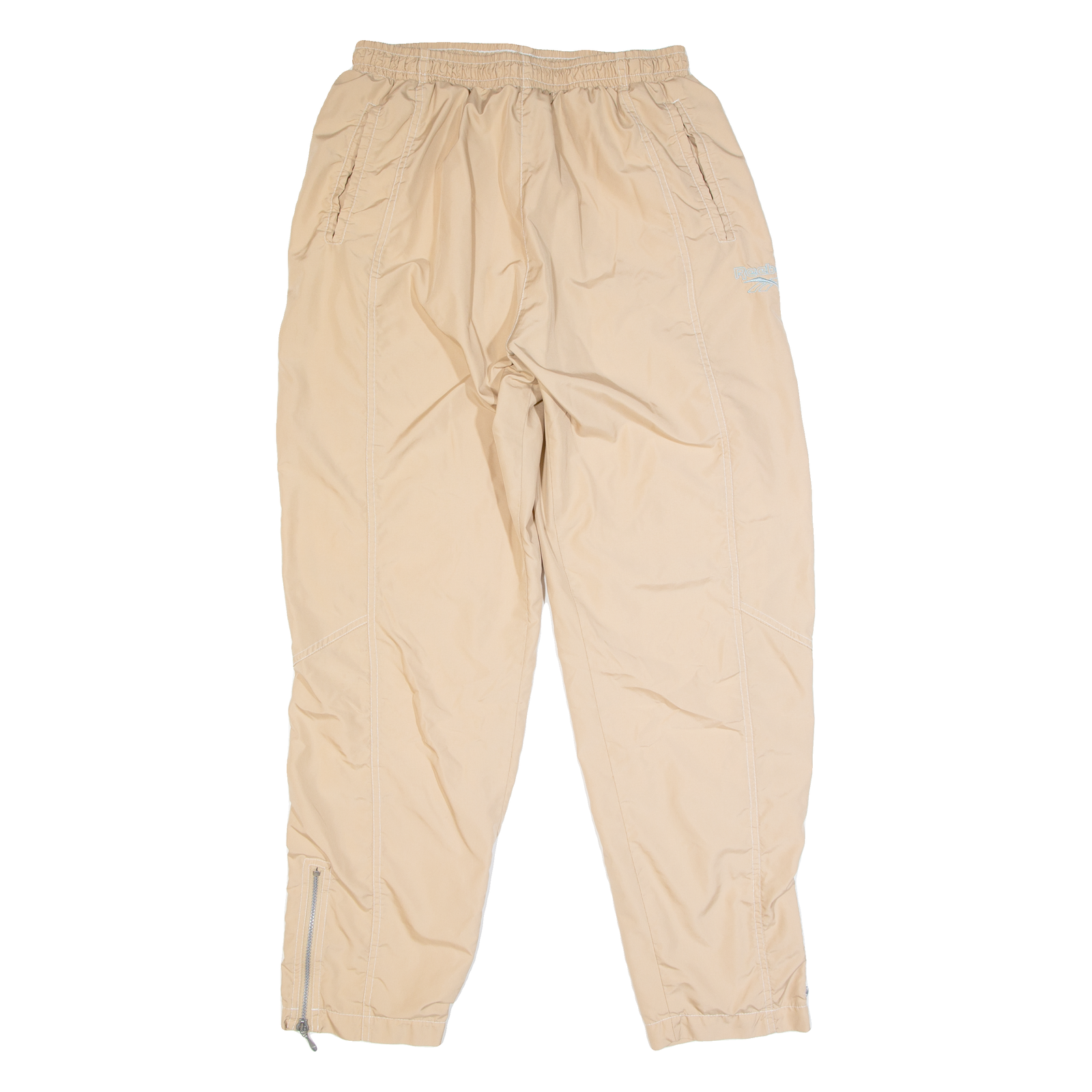 REEBOK Womens Track Pants Beige 90s Straight XL W28 L29 Refurbished - N/A refurbished available on Cerqular