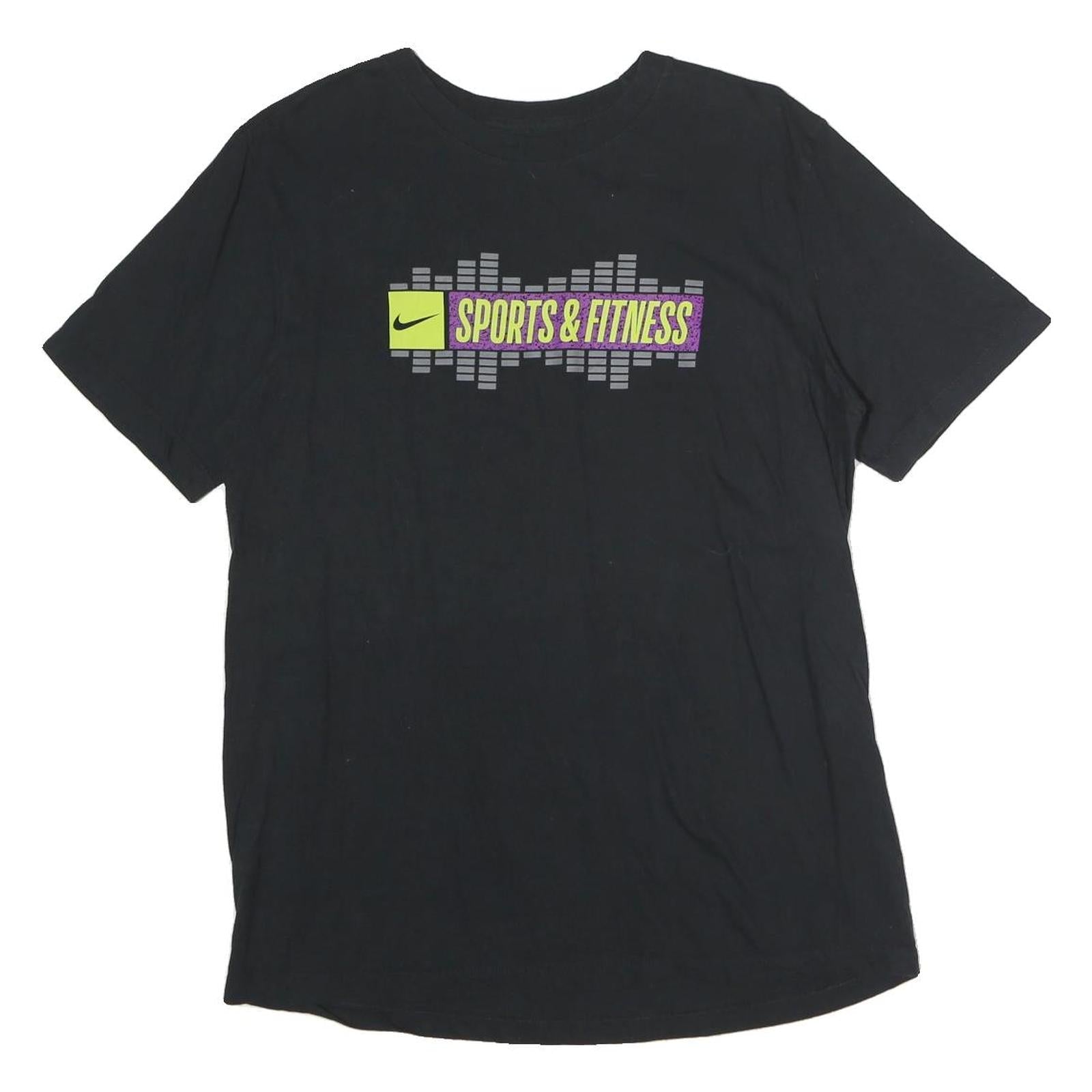 Buy NIKE Mens Black Sports & Fitness Graphic T-Shirt M Short Sleeve Crew Neck Refurbished - $19.49 NIKE Mens Black Sports & Fitness Graphic T-Shirt M Short Sleeve Crew Neck Refurbished - N/A refurbished available on Cerqular