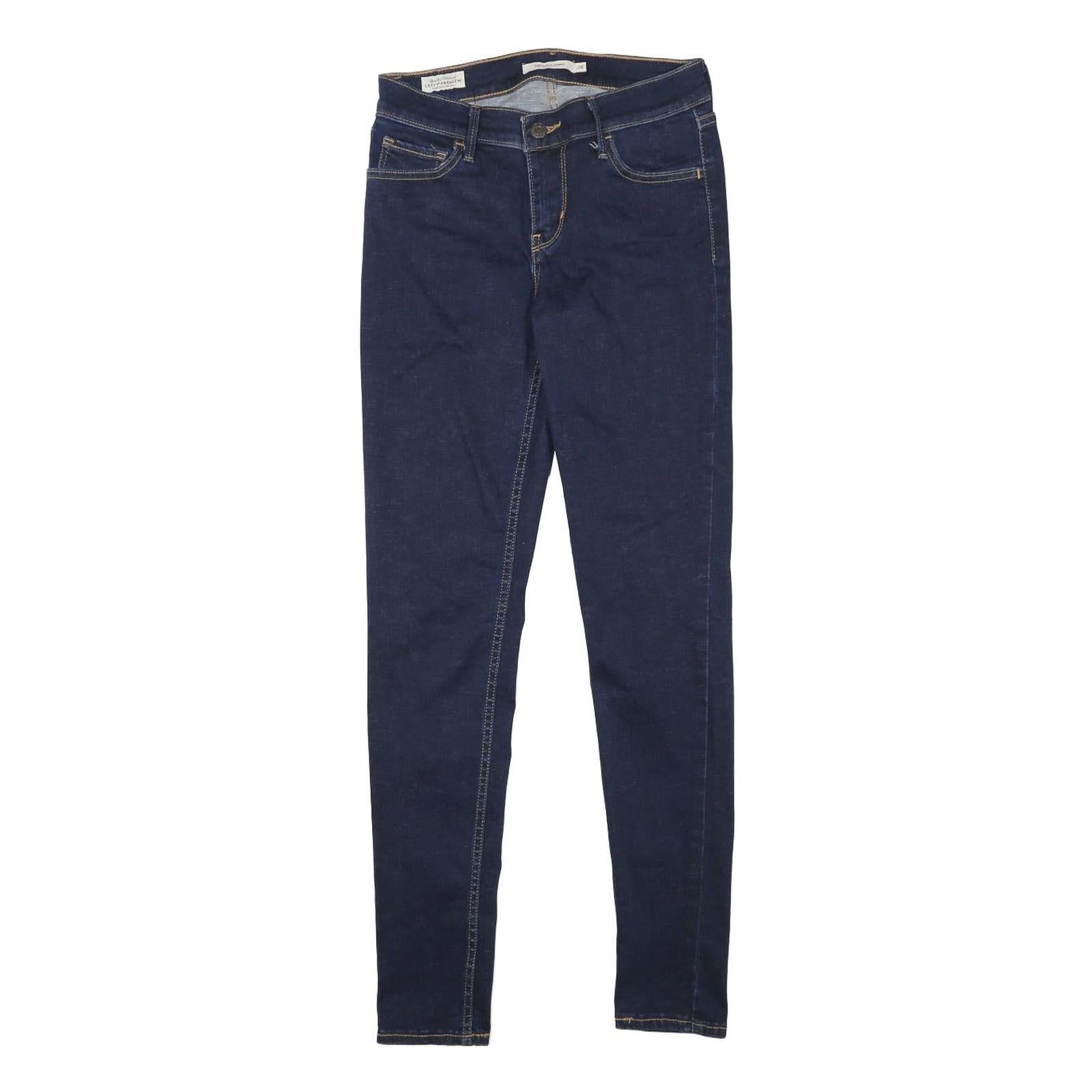 LEVI'S Womens Jeans Blue Slim Skinny Denim Medium W26 L29 Comfortable Stretch Refurbished - N/A refurbished available on Cerqular