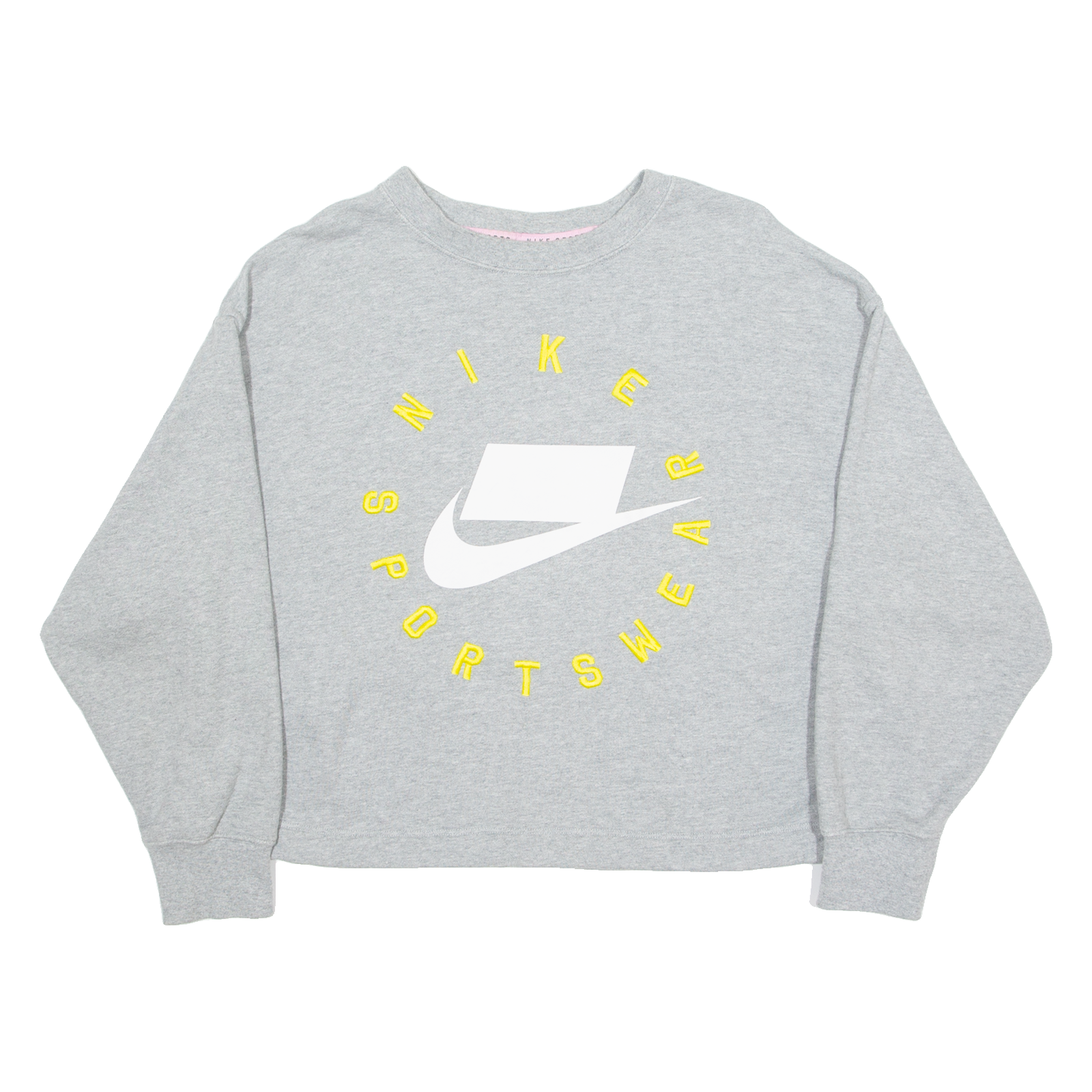 Buy NIKE Womens Sweatshirt Grey Crew Neck S Refurbished - $21.83 NIKE Womens Sweatshirt Grey Crew Neck S Refurbished - N/A refurbished available on Cerqular