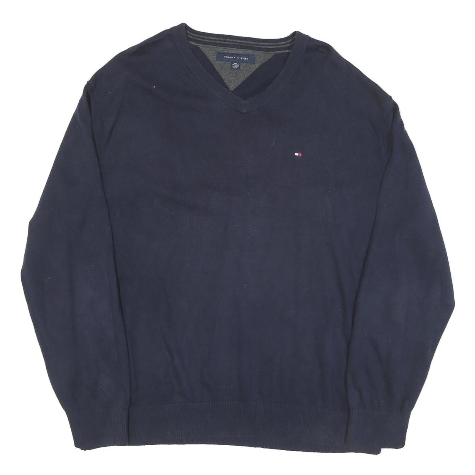 Buy POLO RALPH LAUREN Mens Navy Blue Plain V Neck Basic Knit 2XL Cotton Blend Jumper Refurbished - $51.99 POLO RALPH LAUREN Mens Navy Blue Plain V Neck Basic Knit 2XL Cotton Blend Jumper Refurbished - N/A refurbished available on Cerqular
