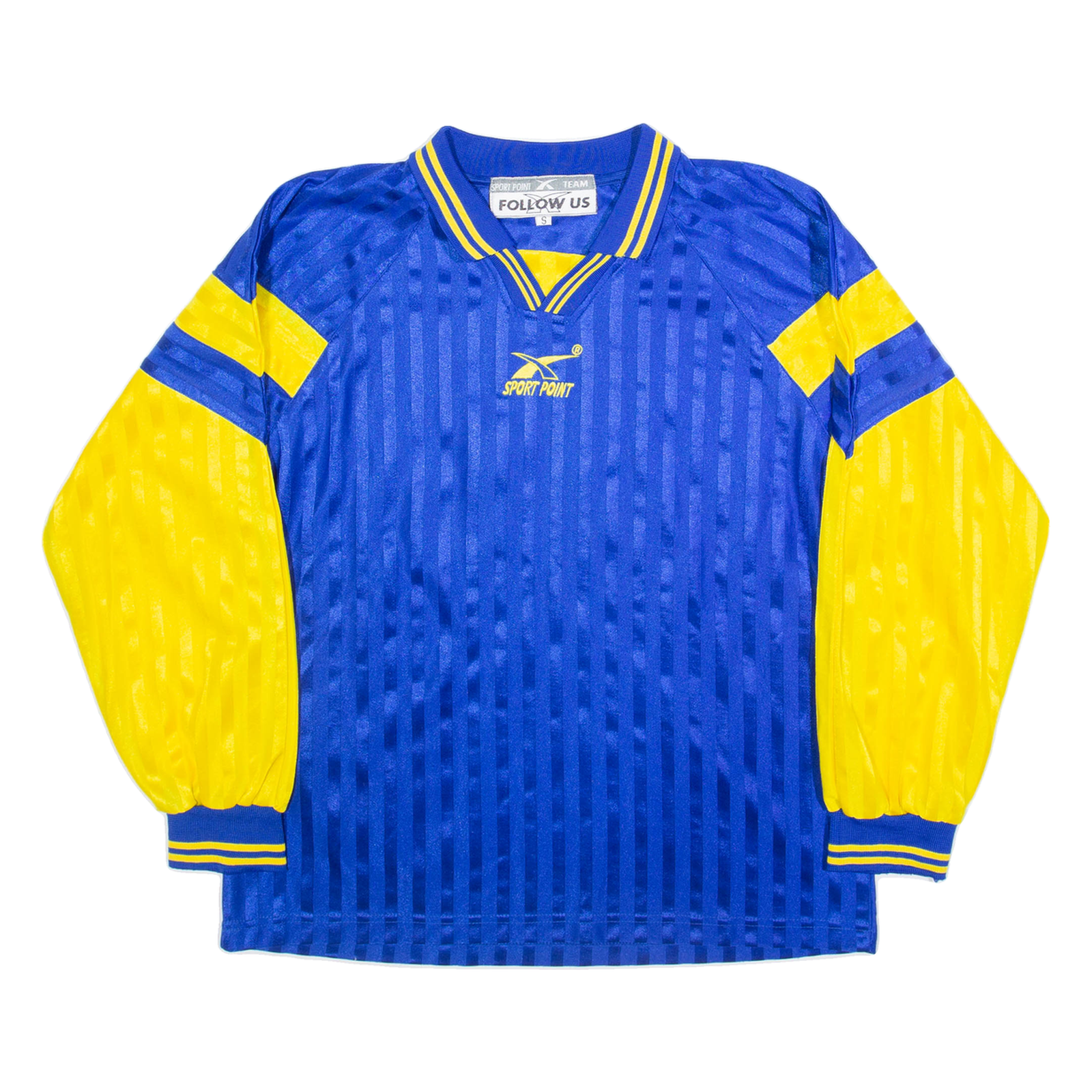 REEBOK Sport Point Mens Football Shirt Jersey Blue Long Sleeve Collared S Refurbished - N/A refurbished available on Cerqular