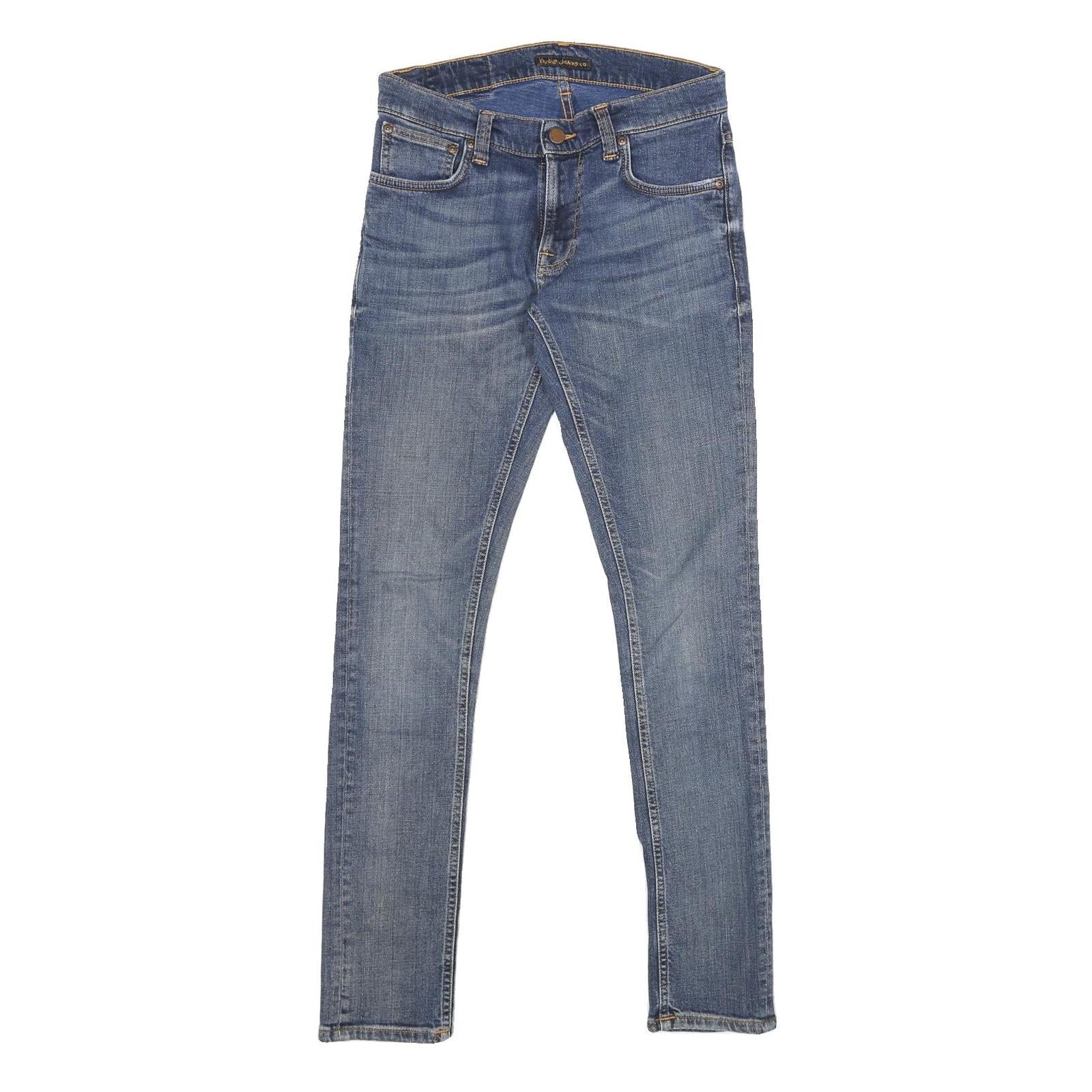 Womens Blue Regular Fit Skinny Denim Medium Wash Jeans W29 L31 Classic Cotton Refurbished - N/A refurbished available on Cerqular