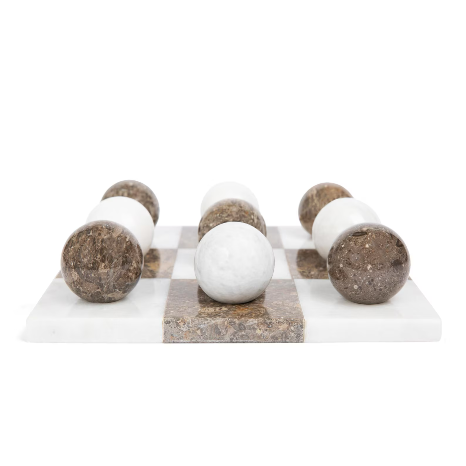 Italian Marble Tic Tac Toe Set Refurbished - N/A refurbished available on Cerqular