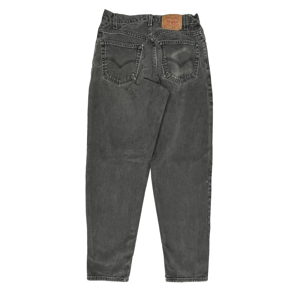 Levis Jeans - 30W 33L Grey Cotton Refurbished - Thrifted (note: this is a term often used to describe second- refurbished available on Cerqular