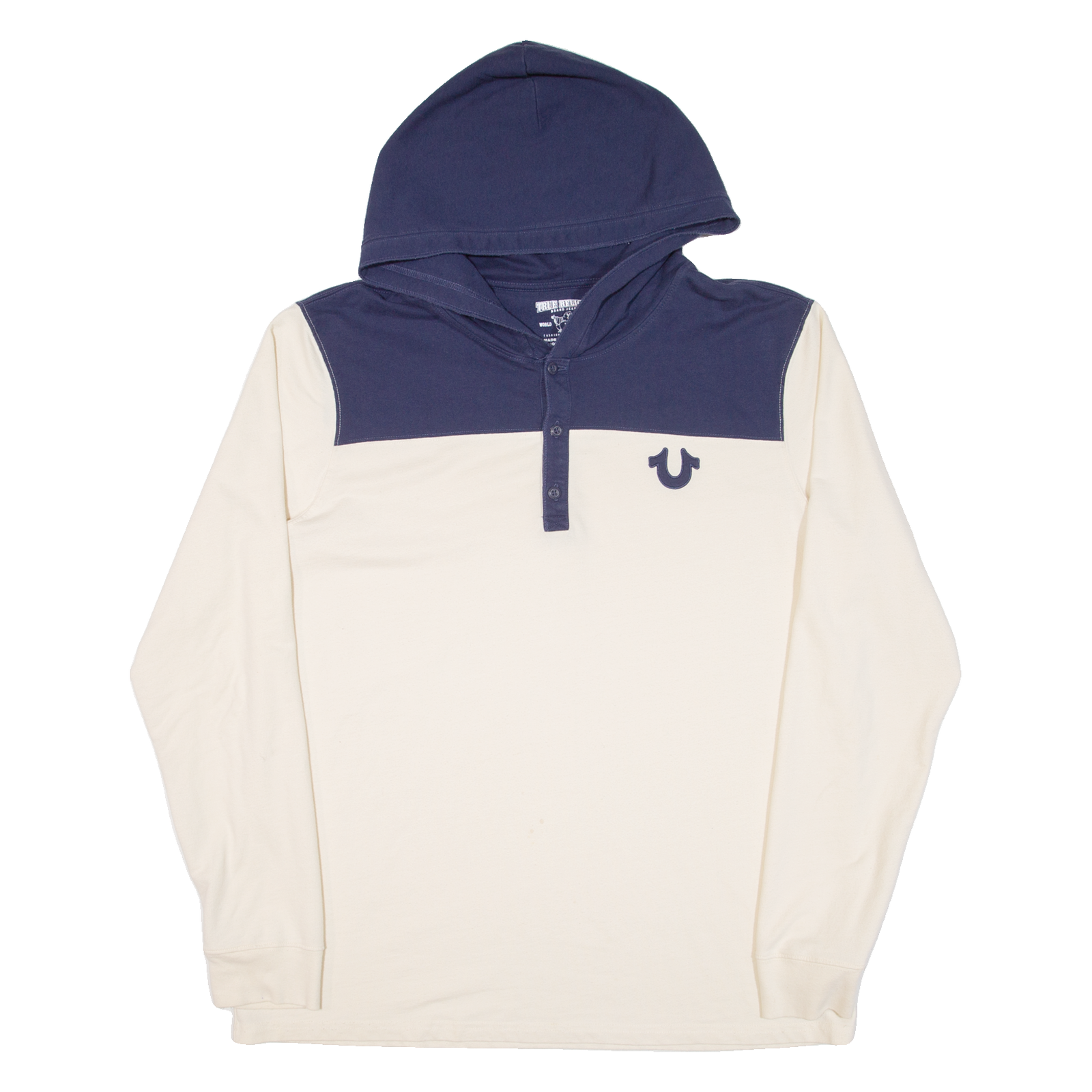 TRUE RELIGION Mens Beige Hoodie 2XL Refurbished - N/A refurbished available on Cerqular