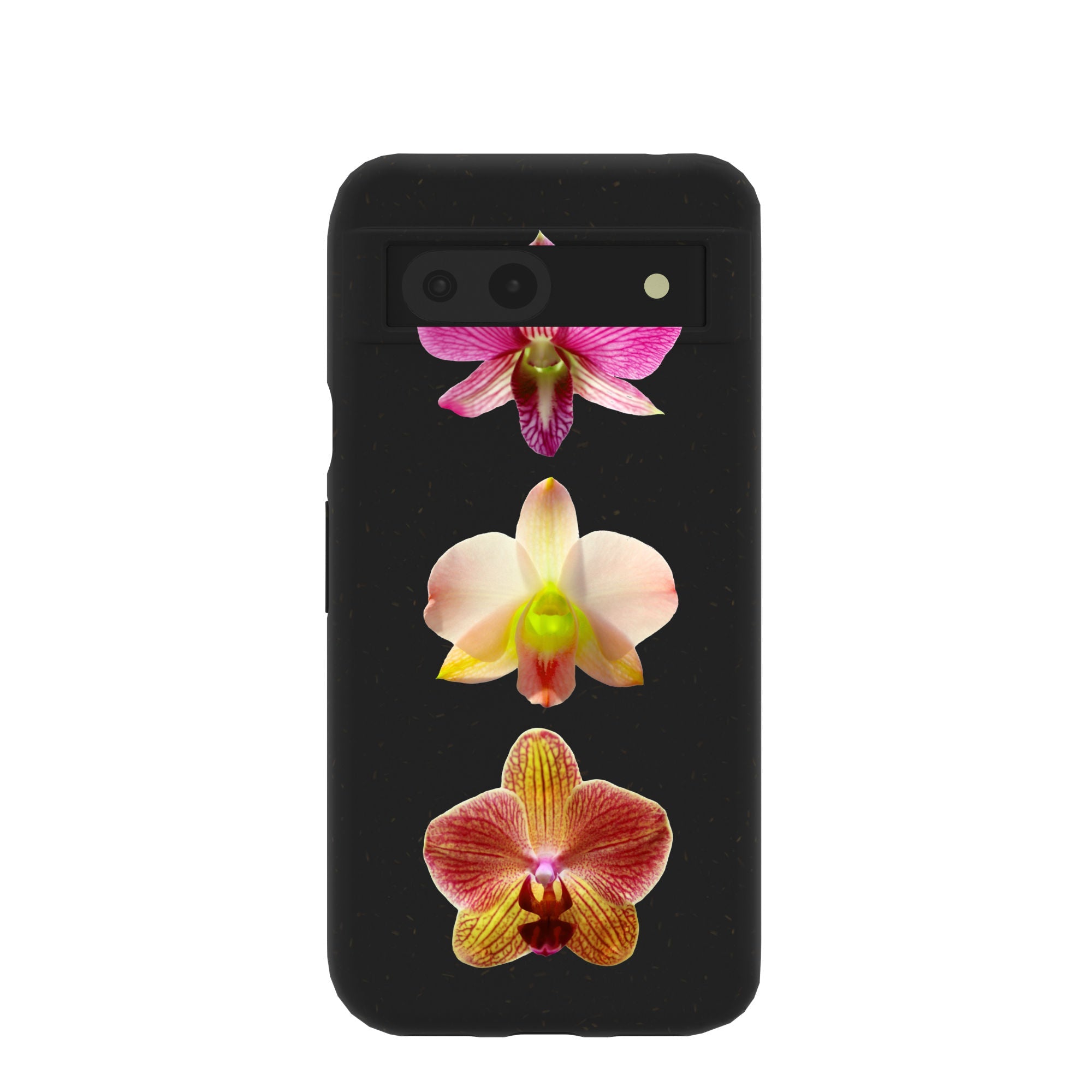 Black Orchids Google Pixel 8a Case Refurbished - Pela Case refurbished available on Cerqular