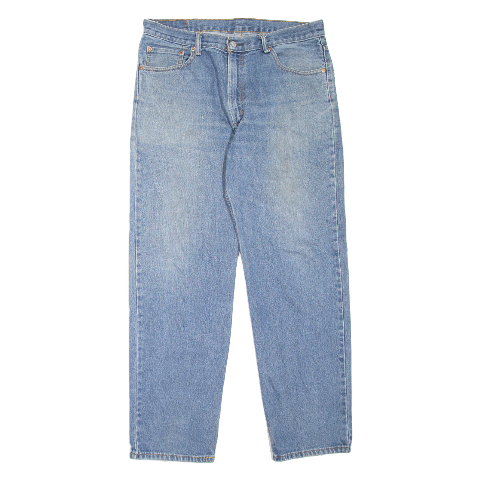 LEVI'S 550 Jeans Mens Blue Relaxed Tapered Stone Wash W36 L32 Refurbished - N/A refurbished available on Cerqular