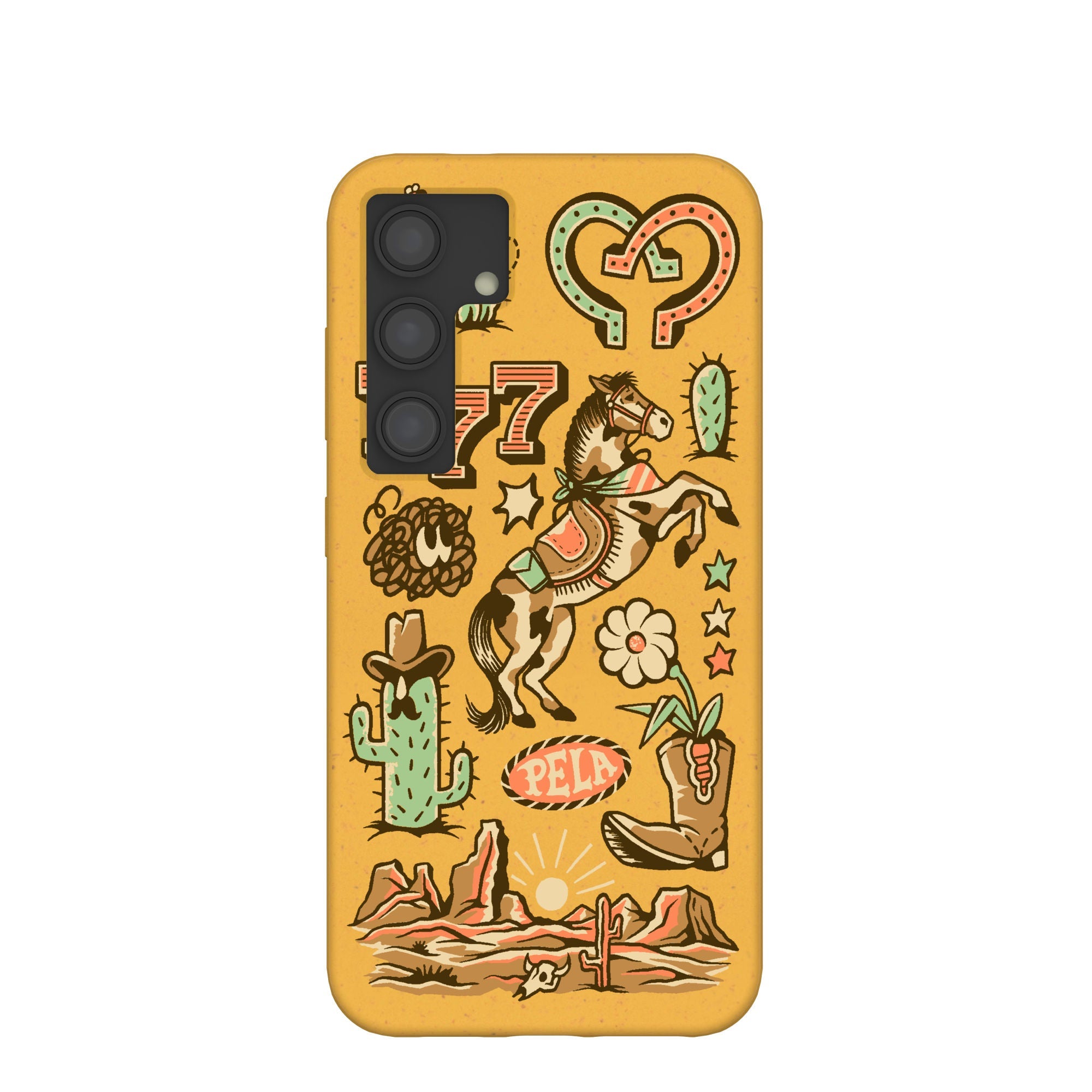 Honey Miller West Samsung Galaxy S24 Case Refurbished - Pela Case refurbished available on Cerqular