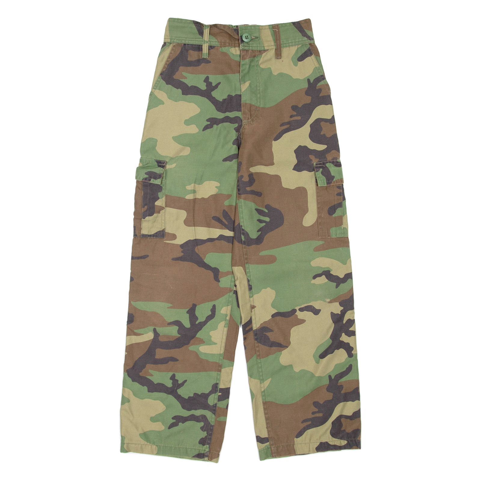Camo Womens Trousers Green Regular Straight W25 L26 Refurbished - N/A refurbished available on Cerqular