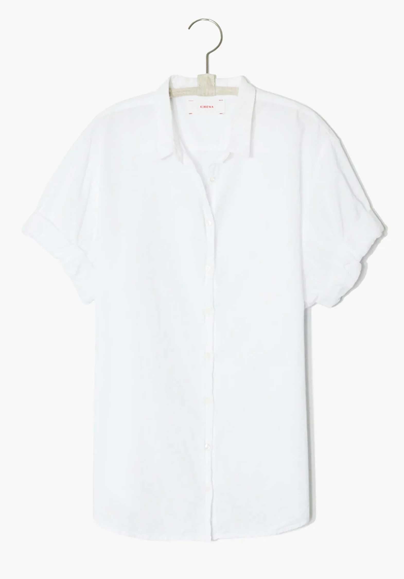 Shirt X08514 Channing Channing Shirt White | Color: WHITE | Size: S Refurbished - Rue Madame is a known brand, and the standardized name is " refurbished available on Cerqular