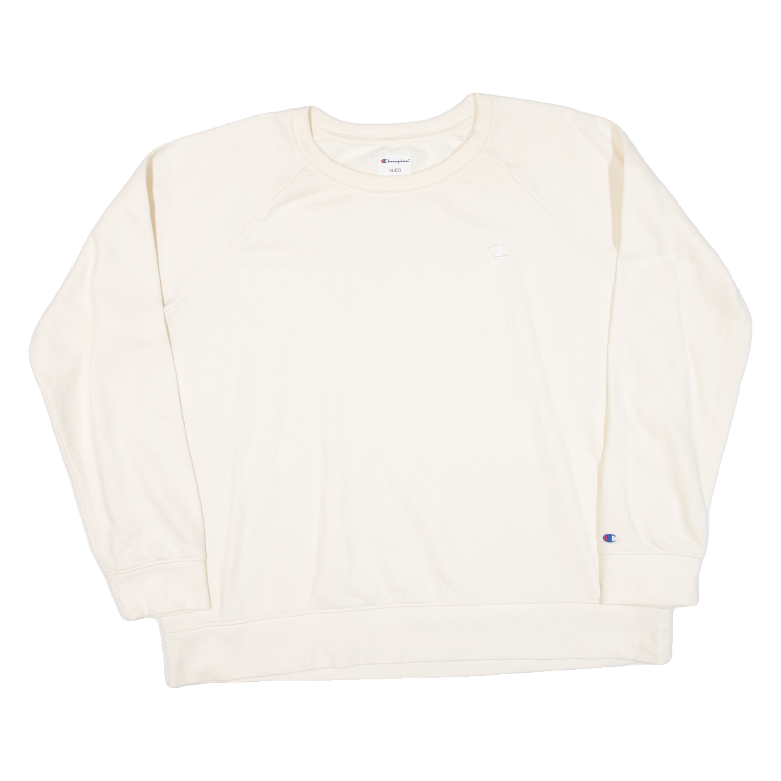 CHAMPION Mens Sweatshirt Beige XL Refurbished - N/A refurbished available on Cerqular