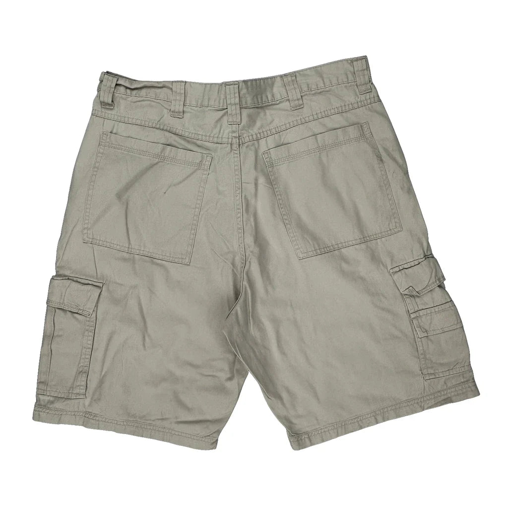 Buy Wrangler Cargo Shorts - 34W 9L Beige Cotton Refurbished - $39.85 Wrangler Cargo Shorts - 34W 9L Beige Cotton Refurbished - Thrifted (note: this is a term often used to describe second- refurbished available on Cerqular