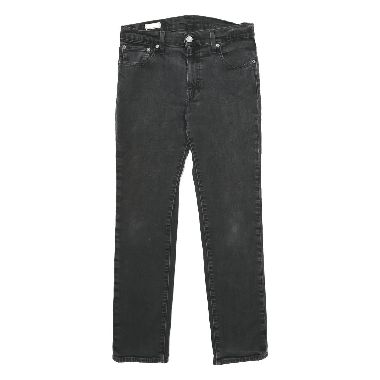 LEVI'S 511 BIG E Mens Jeans Black Slim Skinny Denim Medium W30 L30 Classic Zip Refurbished - N/A refurbished available on Cerqular