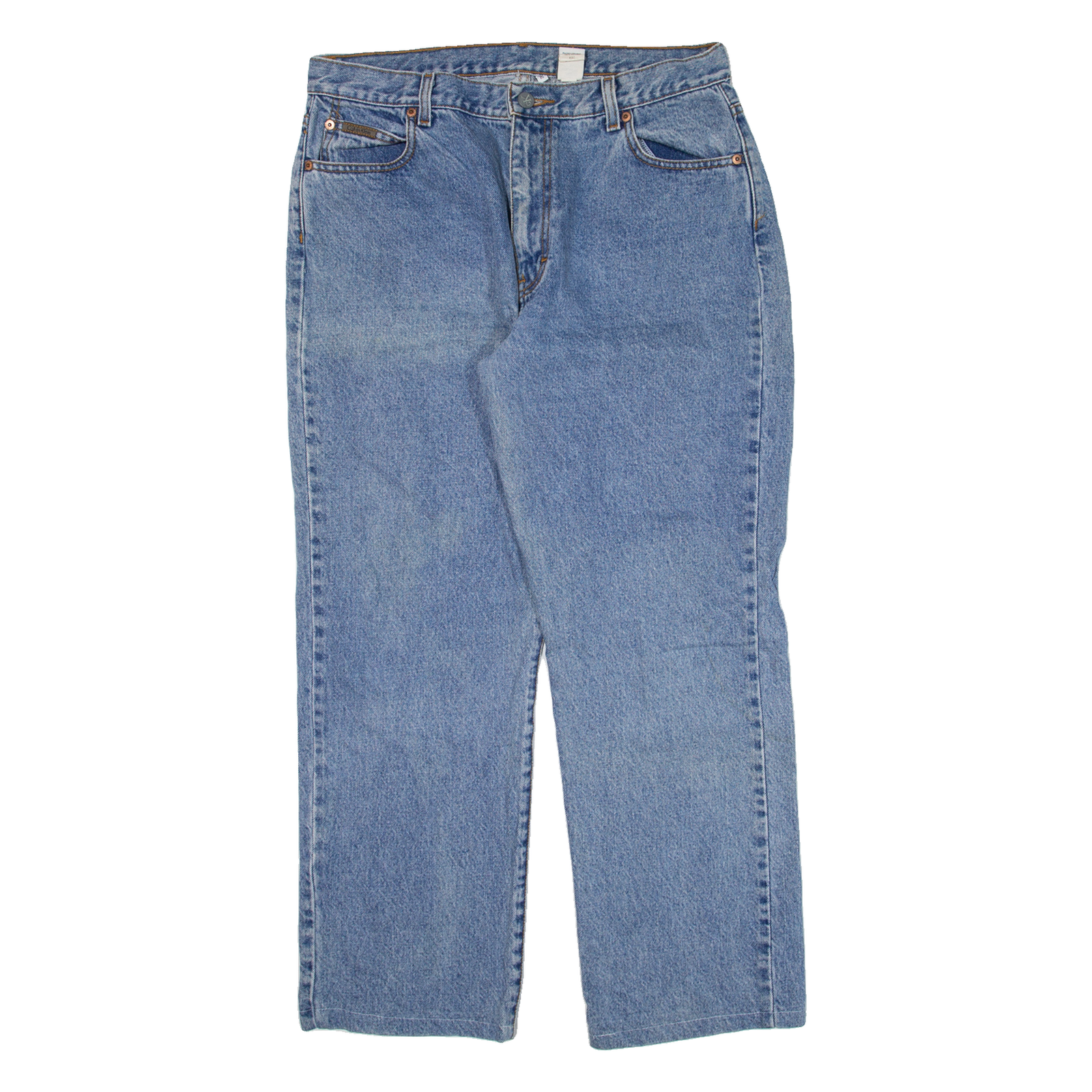 CALVIN KLEIN JEANS Womens Jeans Blue Relaxed Straight W33 L27 Refurbished - N/A refurbished available on Cerqular