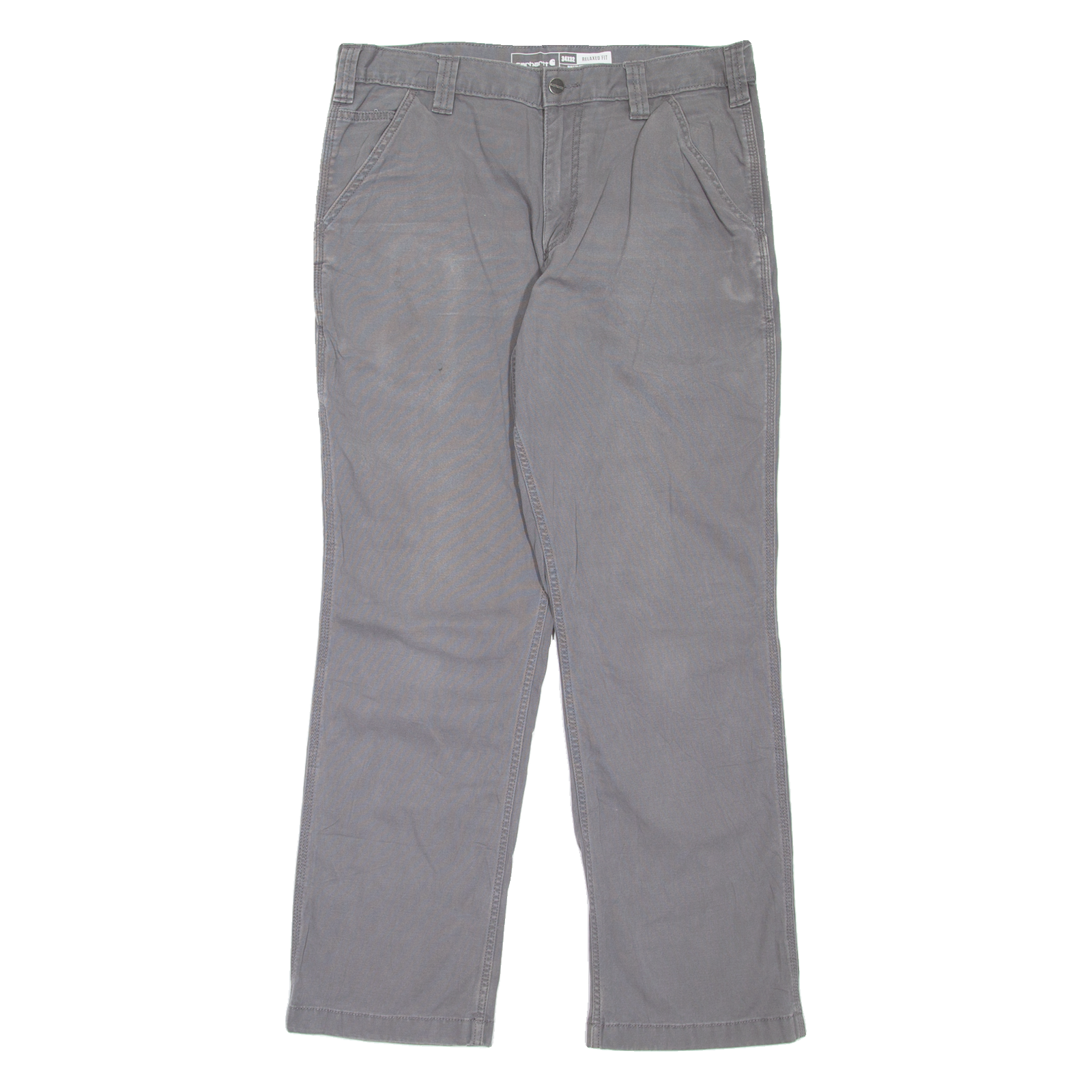 Buy CARHARTT Workwear Mens Trousers Grey Relaxed Straight W34 L29 Refurbished - $50.69 CARHARTT Workwear Mens Trousers Grey Relaxed Straight W34 L29 Refurbished - N/A refurbished available on Cerqular