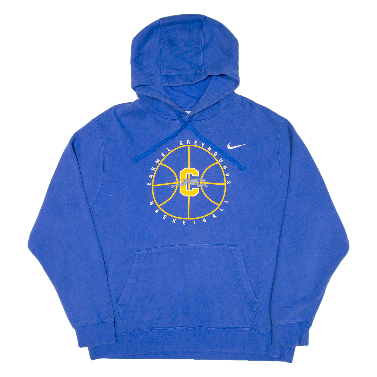 NIKE Carmel Greyhounds Basketball Mens Blue Hoodie USA XL Refurbished - N/A refurbished available on Cerqular