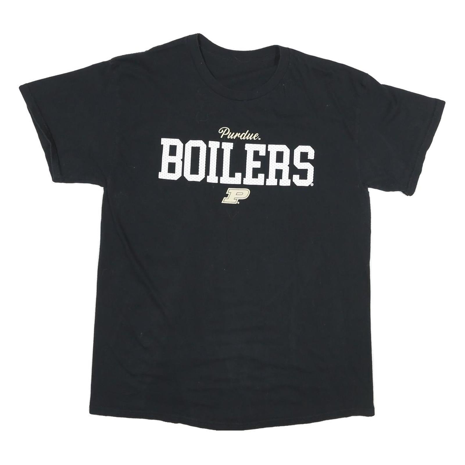 Buy Mens Black Purdue Boilers Graphic T-Shirt M Short Sleeve Crew Neck Cotton Blend Refurbished - $12.99 Mens Black Purdue Boilers Graphic T-Shirt M Short Sleeve Crew Neck Cotton Blend Refurbished - N/A refurbished available on Cerqular
