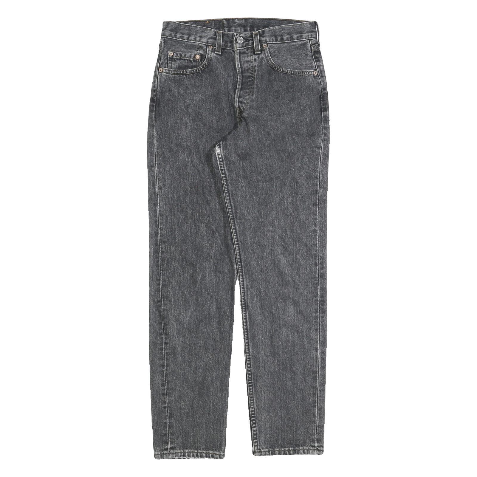 LEVI'S Womens Jeans Black Slim Straight Denim Medium W26 L30 Classic Style Refurbished - N/A refurbished available on Cerqular