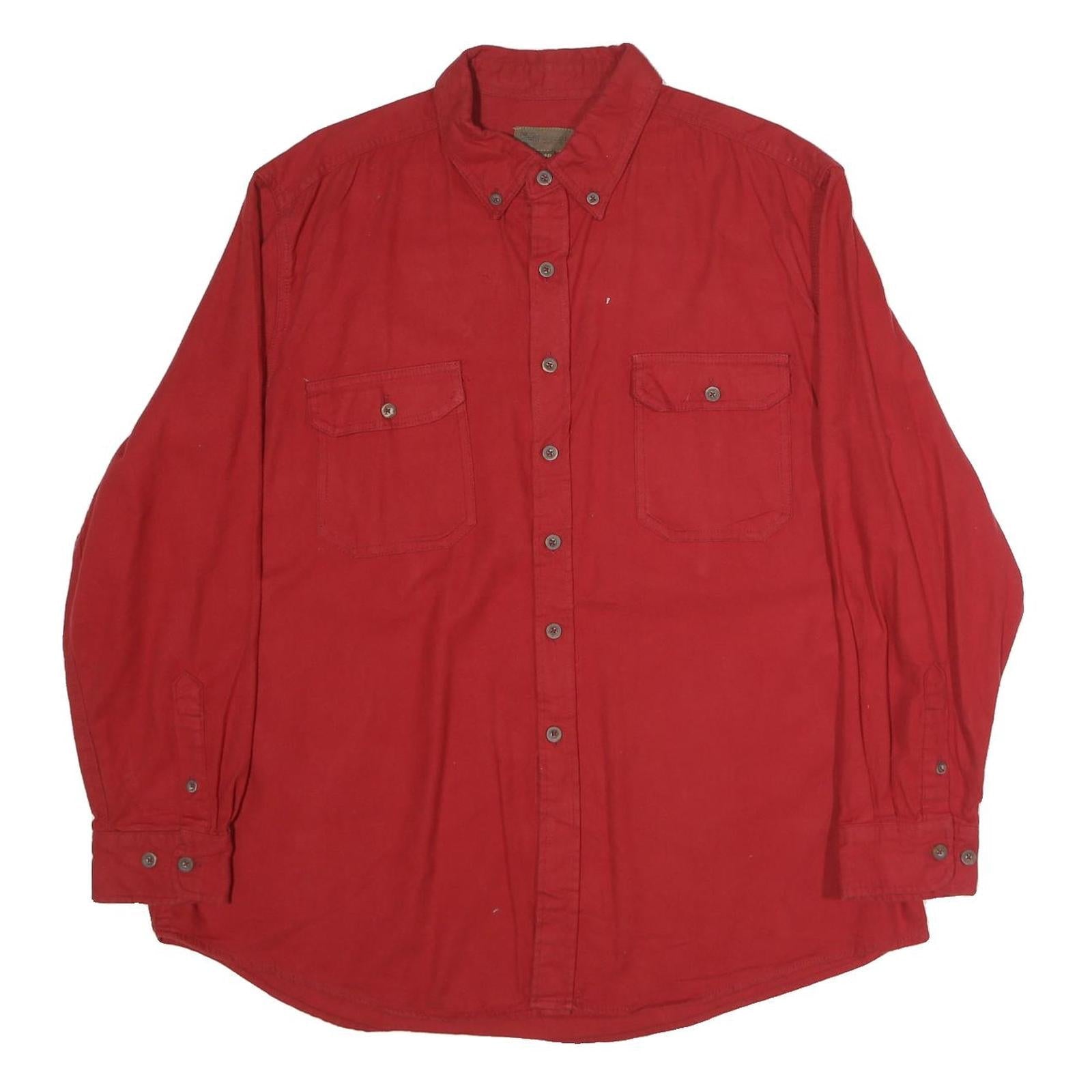 Buy FADED GLORY Mens Red Cotton Shirt XL Button-Down Collar Casual Long Sleeve Refurbished - $19.49 FADED GLORY Mens Red Cotton Shirt XL Button-Down Collar Casual Long Sleeve Refurbished - N/A refurbished available on Cerqular