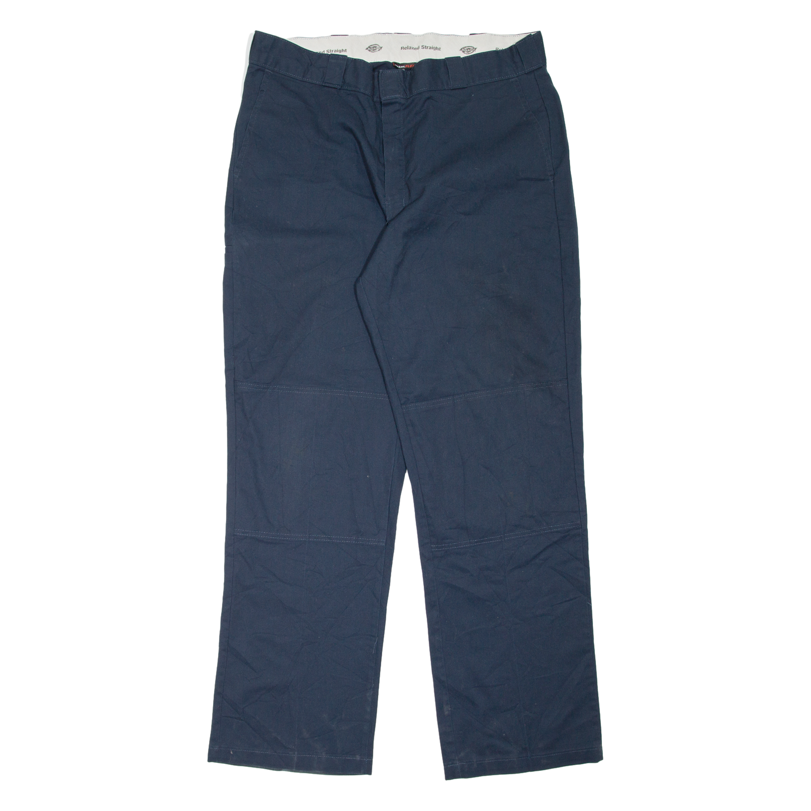 DICKIES Workwear Mens Trousers Blue Relaxed Tapered W38 L34 Refurbished - N/A refurbished available on Cerqular