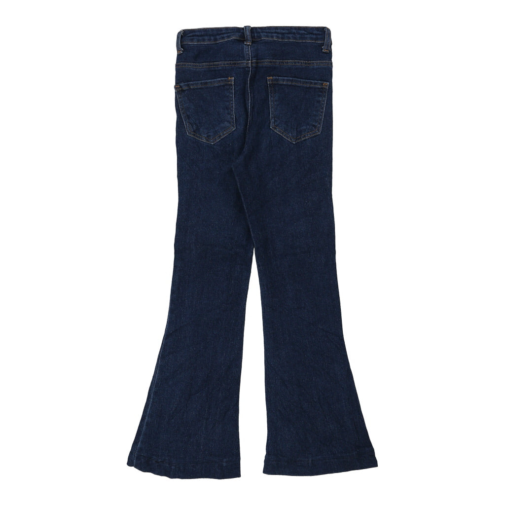 Unbranded Flared Jeans - XS Dark Wash Cotton Refurbished - Thrifted (note: this is a term often used to describe second- refurbished available on Cerqular