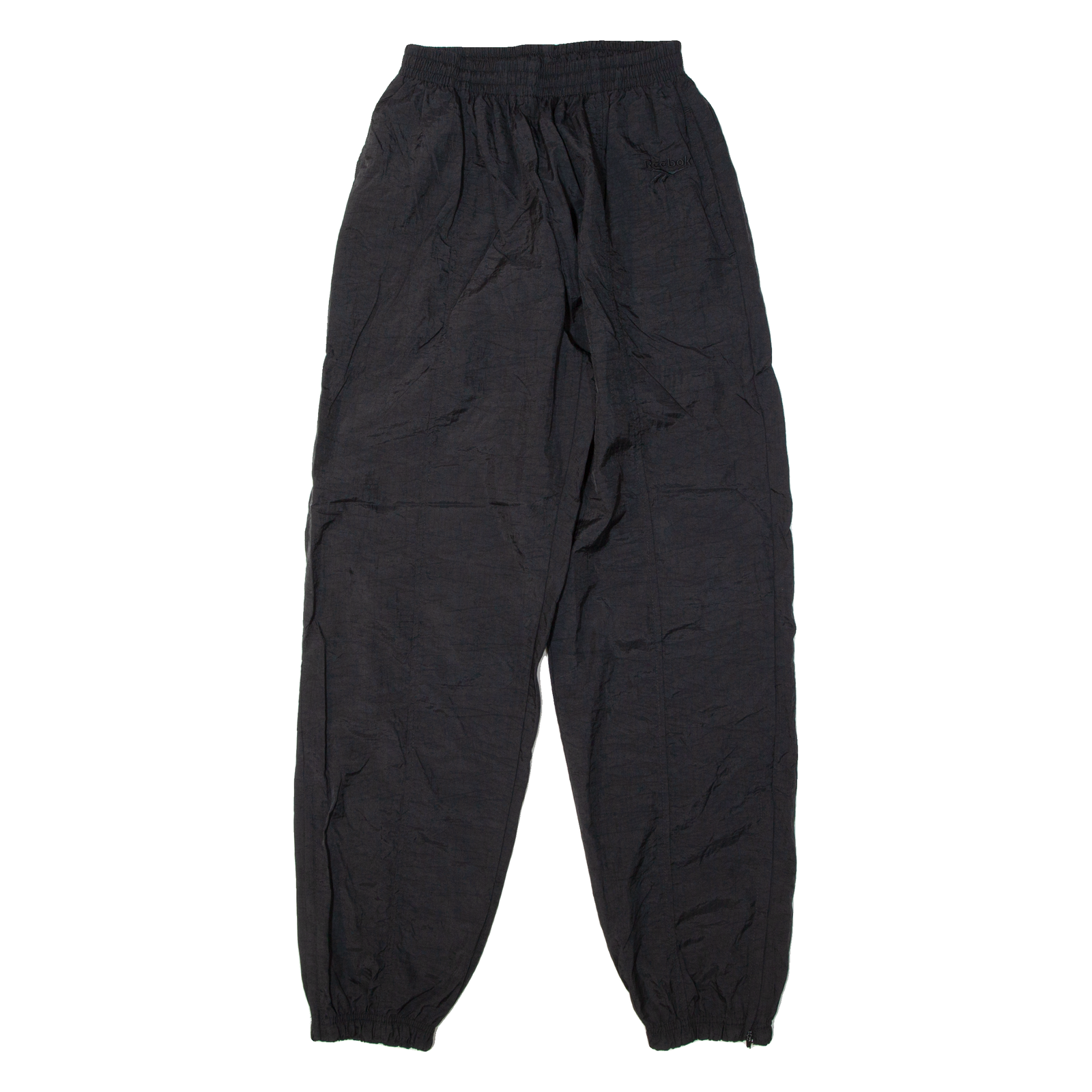 REEBOK Mens Track Pants Black Tapered S W22 L30 Refurbished - N/A refurbished available on Cerqular