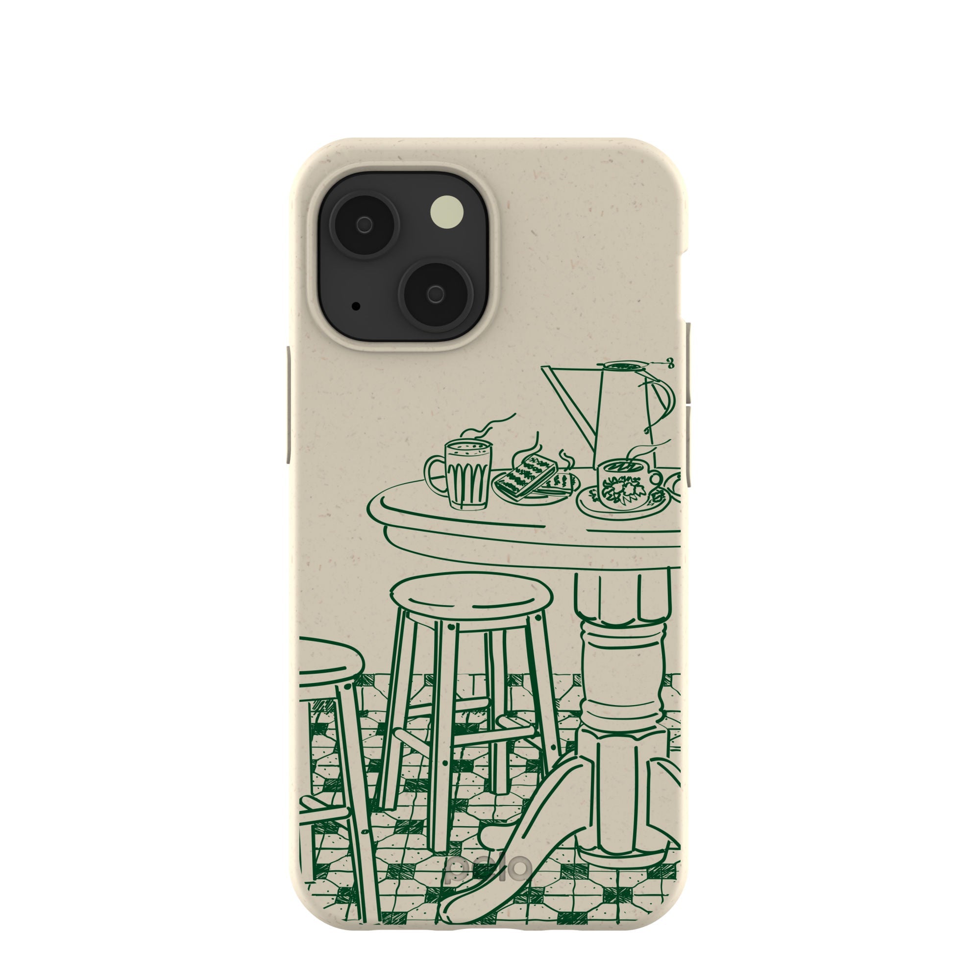 London Fog Brunch iPhone 13 Mini Case Refurbished - Pela Case refurbished available on Cerqular