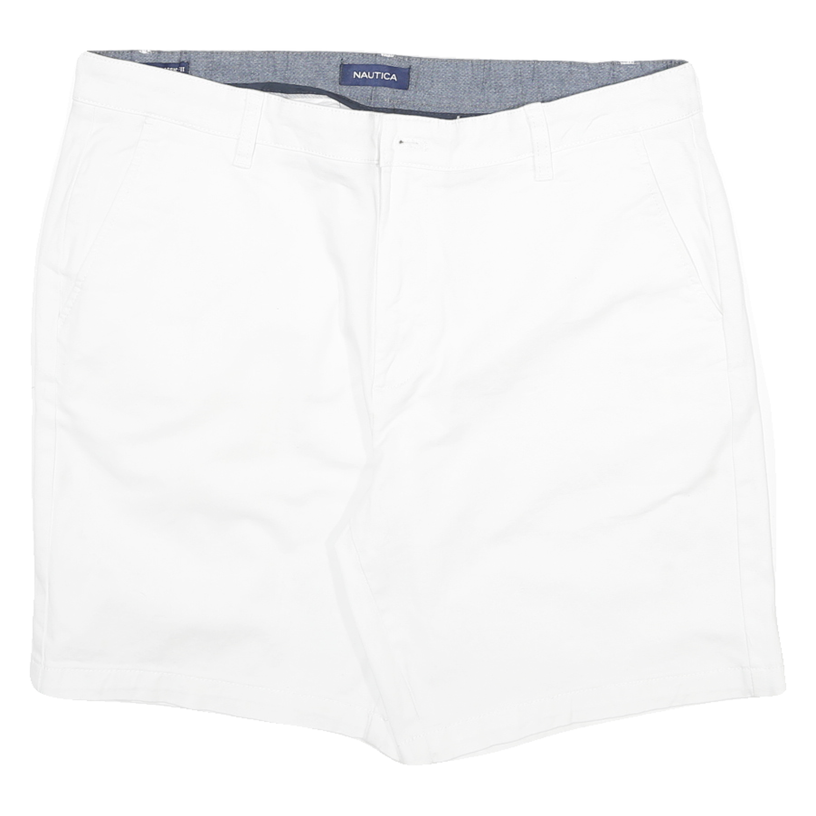 NAUTICA Mens White Casual Cotton Blend Shorts XL W35 Classic Summer Wear Refurbished - N/A refurbished available on Cerqular