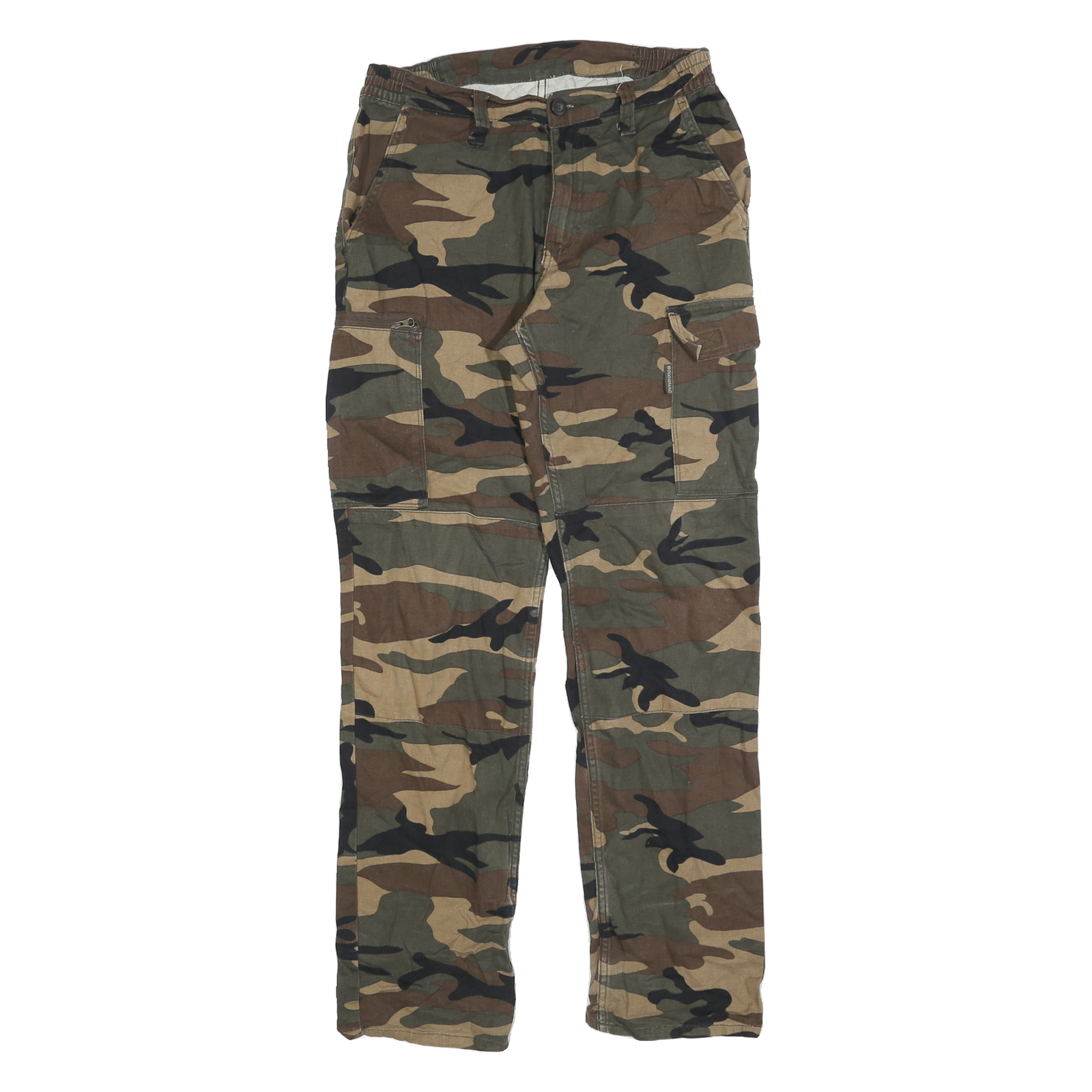 SOLOGNAC Womens Cotton Blend Camo Regular Straight Trousers W28 L30 Outdoor Refurbished - N/A refurbished available on Cerqular