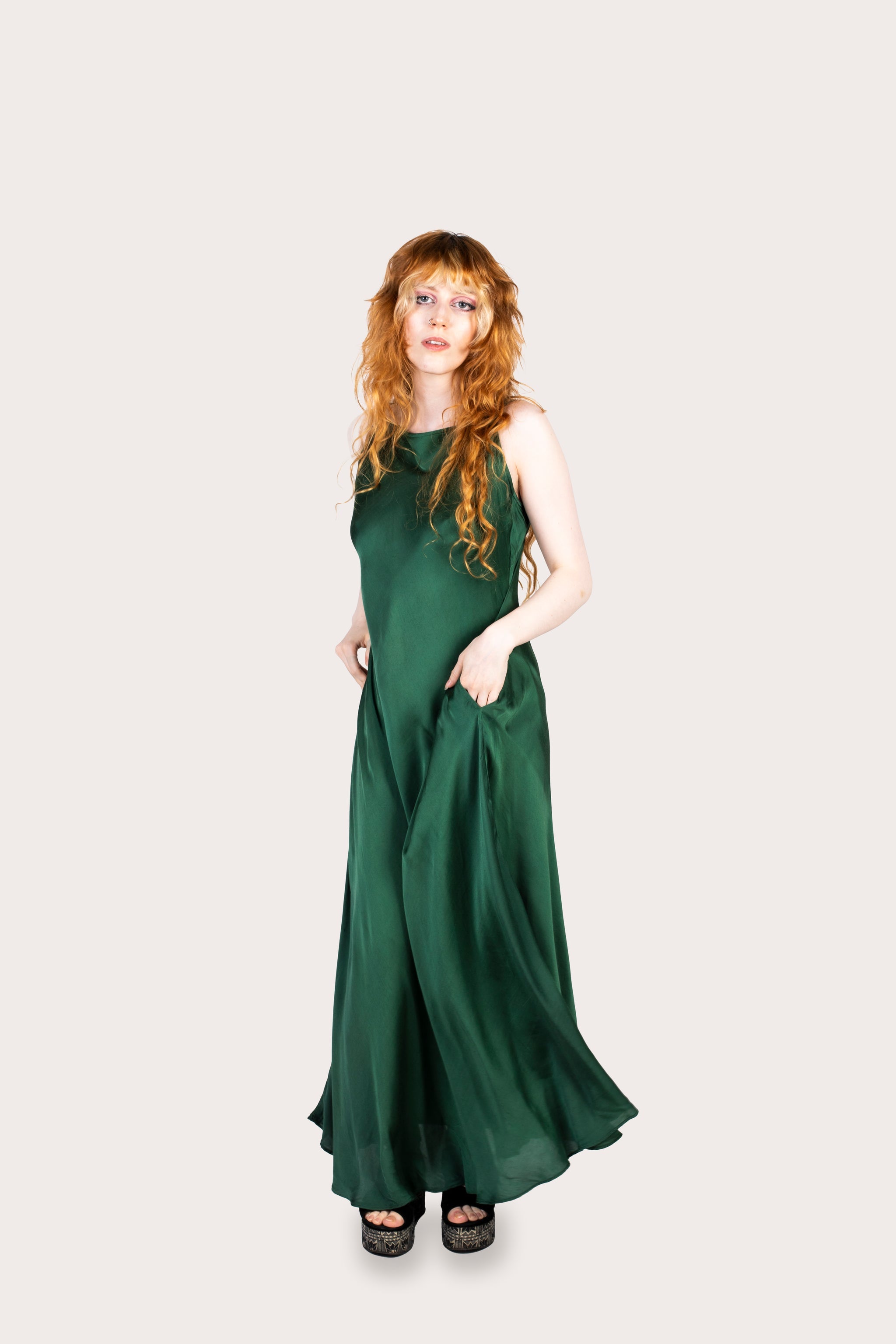 Robe Ely Green | Taille: S Refurbished - N/A (I could not find a known brand with this name. If refurbished available on Cerqular