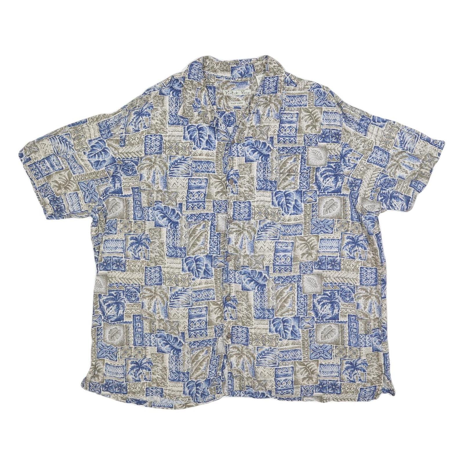 Buy BATIK BAY Mens Blue & Beige Rayon Shirt 2XL Hawaiian Style Tropical Print Summer Refurbished - $19.49 BATIK BAY Mens Blue & Beige Rayon Shirt 2XL Hawaiian Style Tropical Print Summer Refurbished - N/A refurbished available on Cerqular