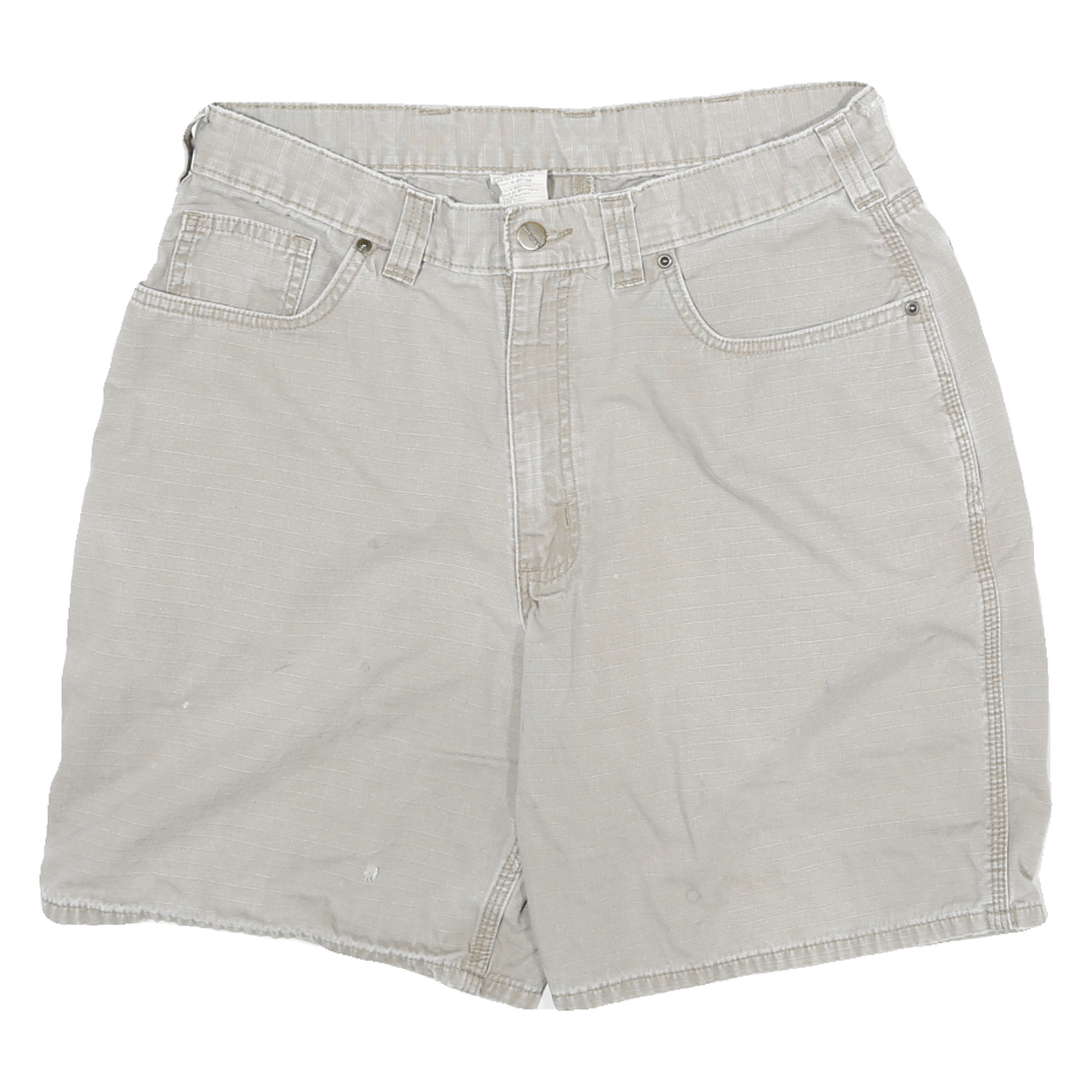 CARHARTT Mens Shorts Beige Casual Plain M W30 Durable Cotton Blend Workwear Refurbished - N/A refurbished available on Cerqular