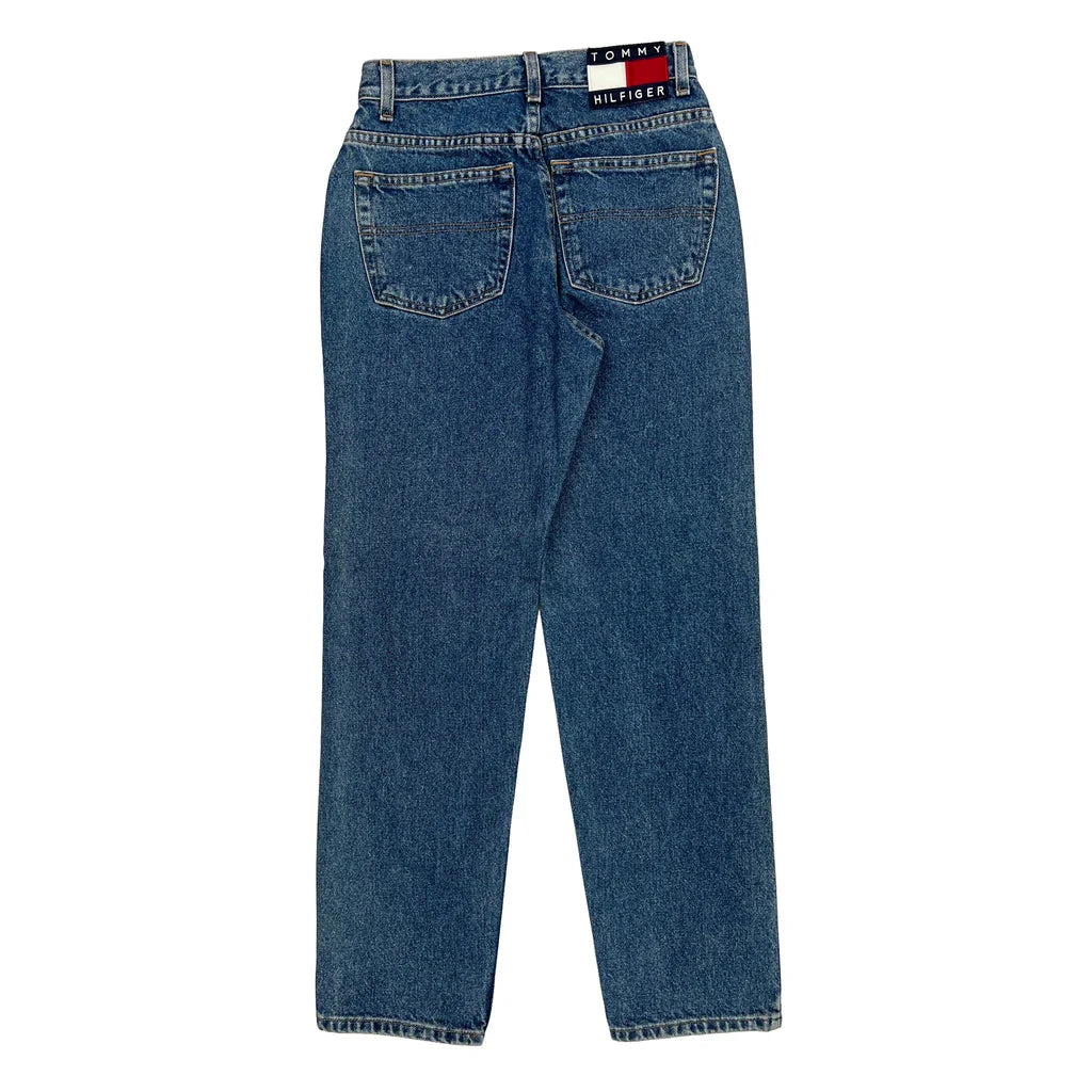 Tommy Hilfiger Jeans - 26W UK 6 Blue Cotton Refurbished - Thrifted (note: this is a term often used to describe second- refurbished available on Cerqular
