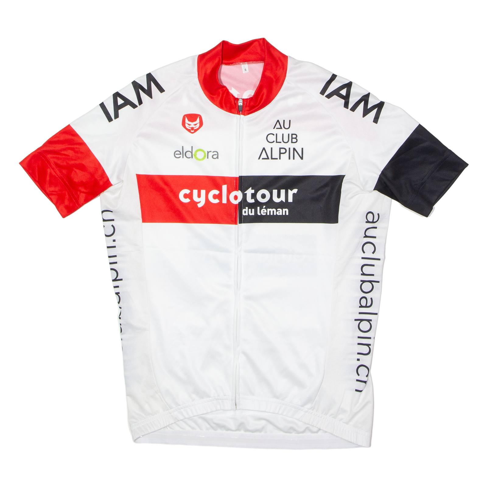 MSTINA Full Zip Cycling Mens Jersey White High Neck L Refurbished - N/A refurbished available on Cerqular