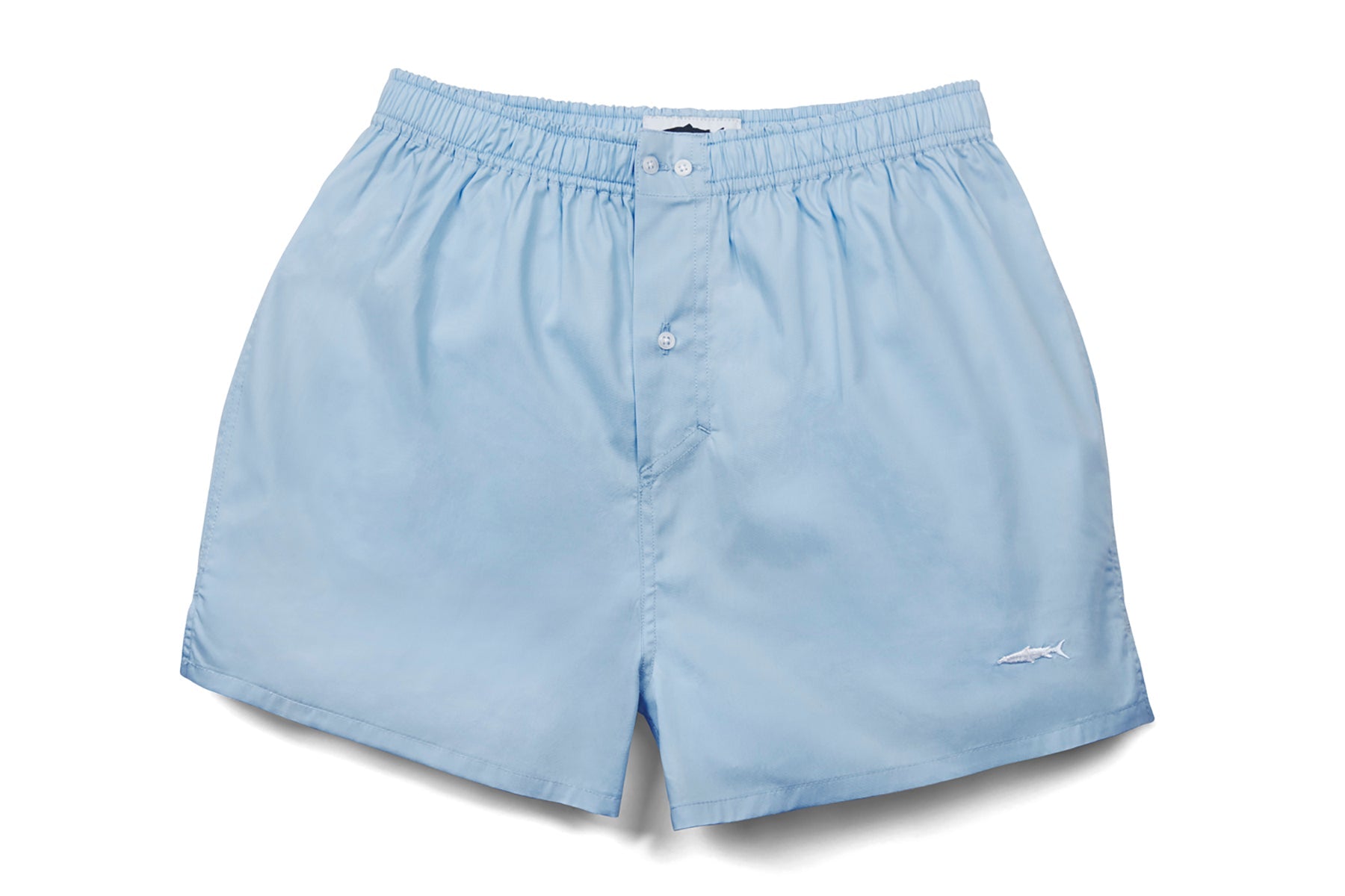 Powder Blue Cotton Boxer Shorts | Size: M | Colour: Powder Blue Refurbished - Fleet London is not a well-known brand, so the standardized brand name refurbished available on Cerqular
