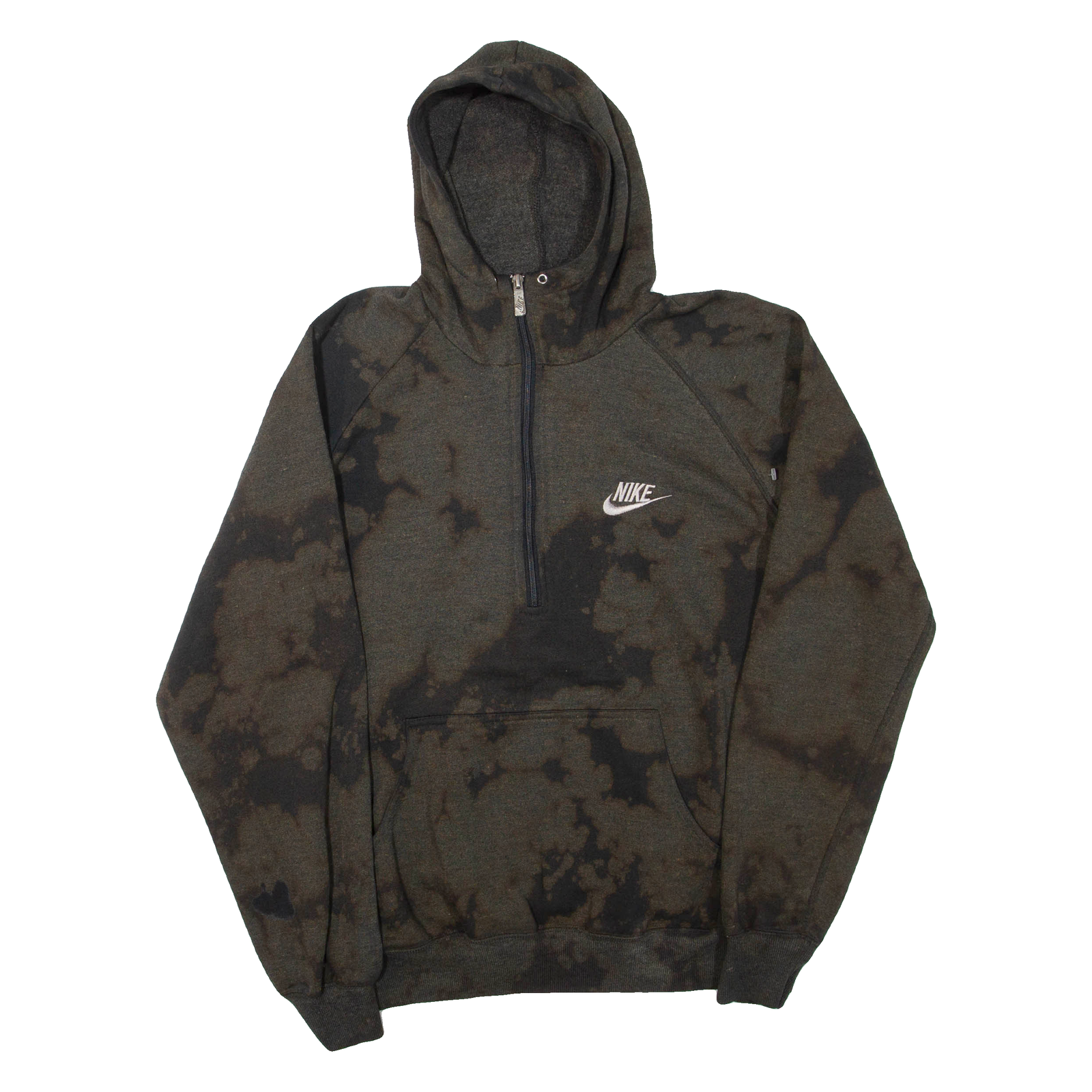 NIKE 1/4 Zip Mens Green Hoodie M Refurbished - N/A refurbished available on Cerqular