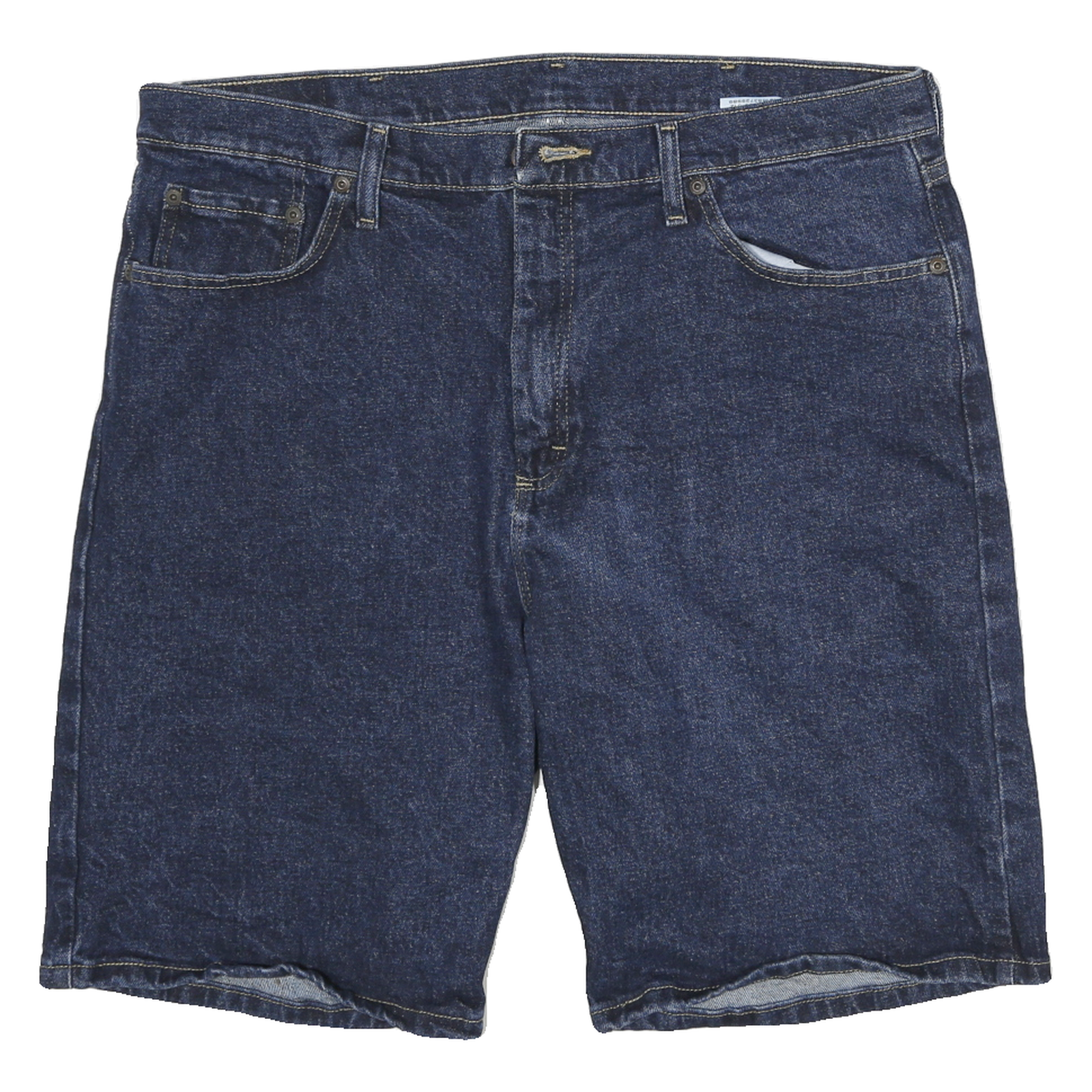 WRANGLER Mens Denim Blue Shorts XL W36 Casual Cotton Blend Classic Fit Refurbished - N/A refurbished available on Cerqular