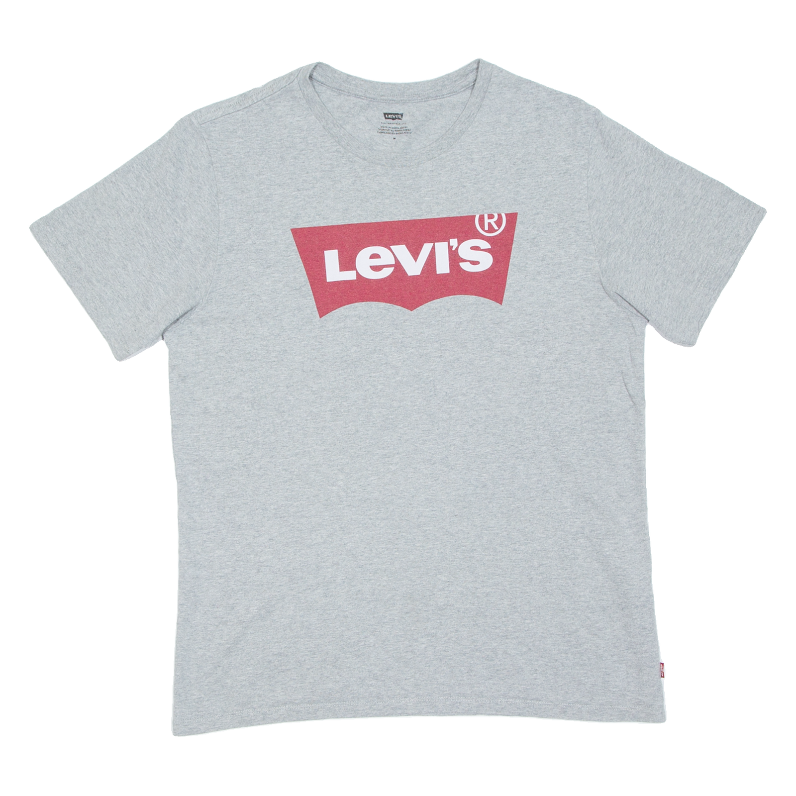 LEVI'S Mens T-Shirt Grey M Refurbished - N/A refurbished available on Cerqular