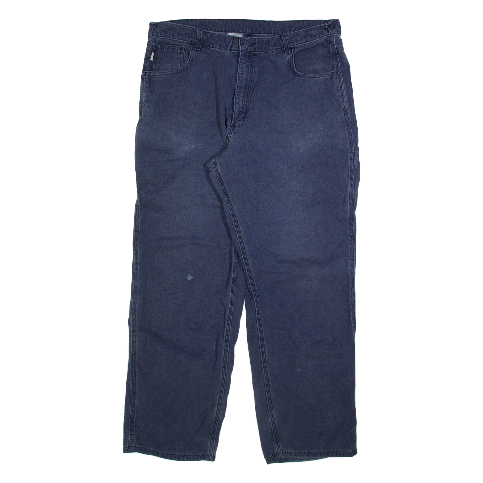 CARHARTT Mens Trousers Blue Relaxed Straight W40 L32 Refurbished - N/A refurbished available on Cerqular