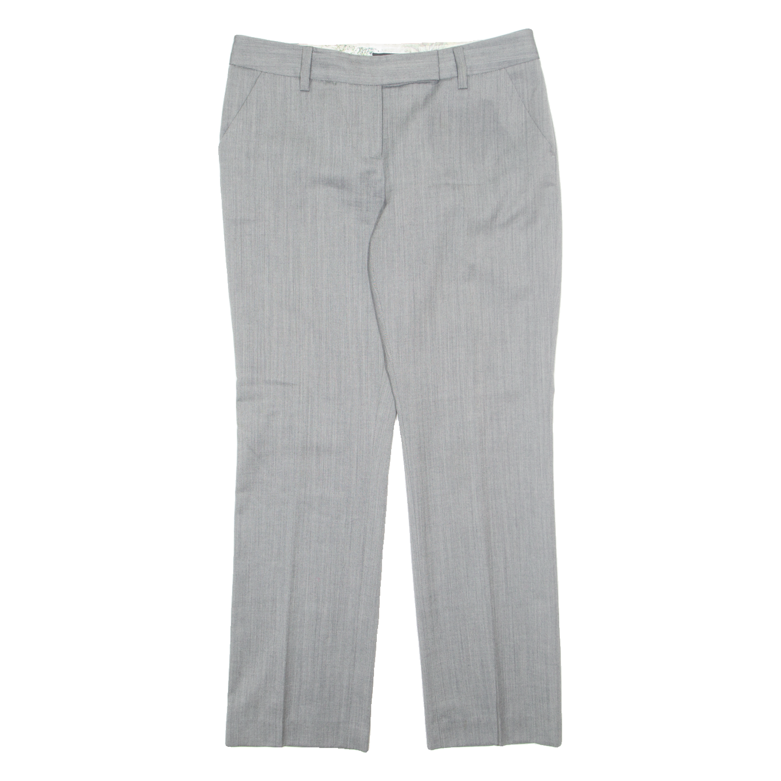 TED BAKER Workwear Womens Trousers Grey Regular Straight W32 L30 Refurbished - N/A refurbished available on Cerqular