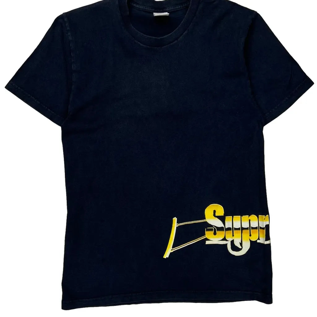 Buy Supreme Graphic T-Shirt - Medium Black Cotton Refurbished - $107.19 Supreme Graphic T-Shirt - Medium Black Cotton Refurbished - Thrifted (note: this is a term often used to describe second- refurbished available on Cerqular