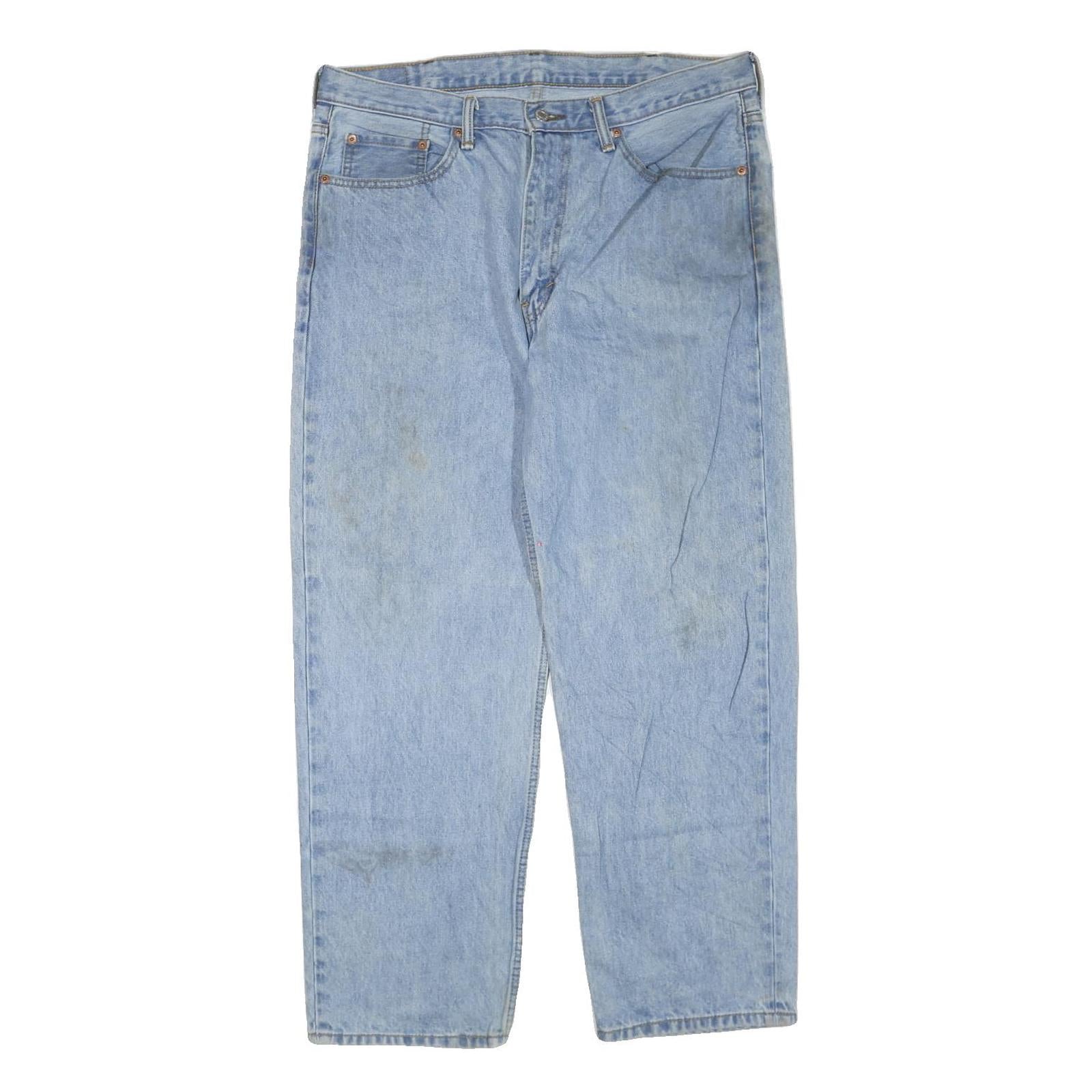 LEVI'S Mens Regular Fit Blue Denim Jeans W38 L30 Classic Everyday Wear Refurbished - N/A refurbished available on Cerqular
